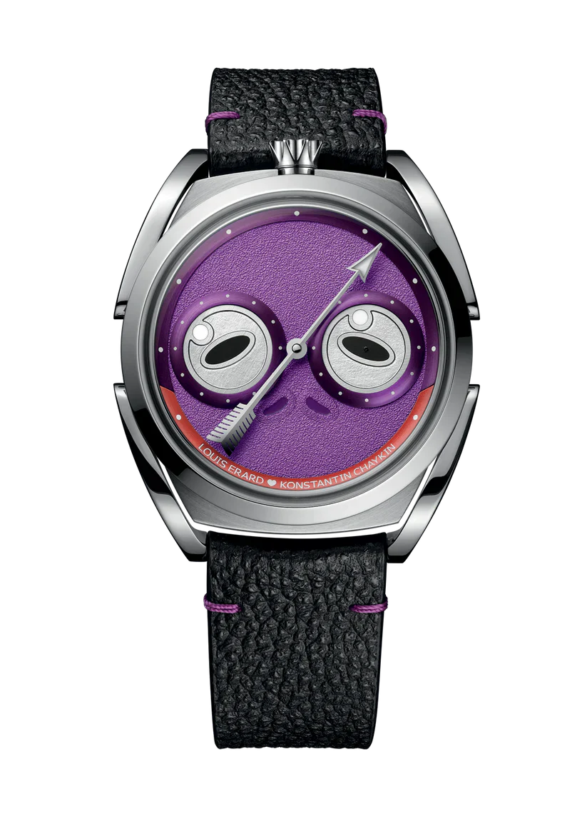 Le Régulateur LE X Konstantin Chaykin Unfrogettable Purple | 40mm, Steel, Leather, Purple Dial