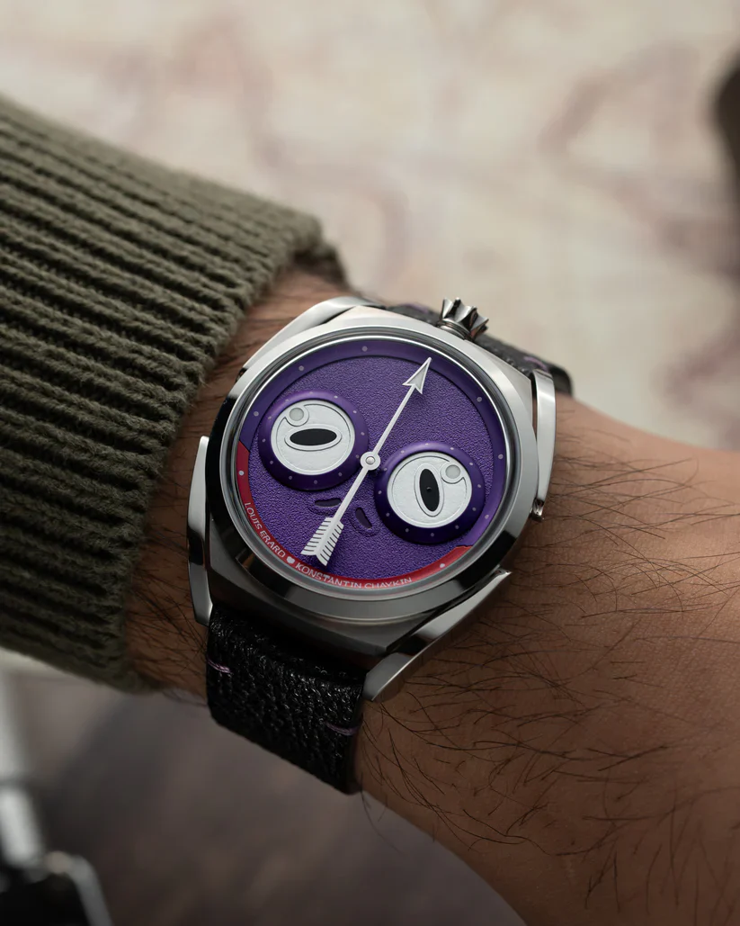 Le Régulateur LE X Konstantin Chaykin Unfrogettable Purple | 40mm, Steel, Leather, Purple Dial - Image 4