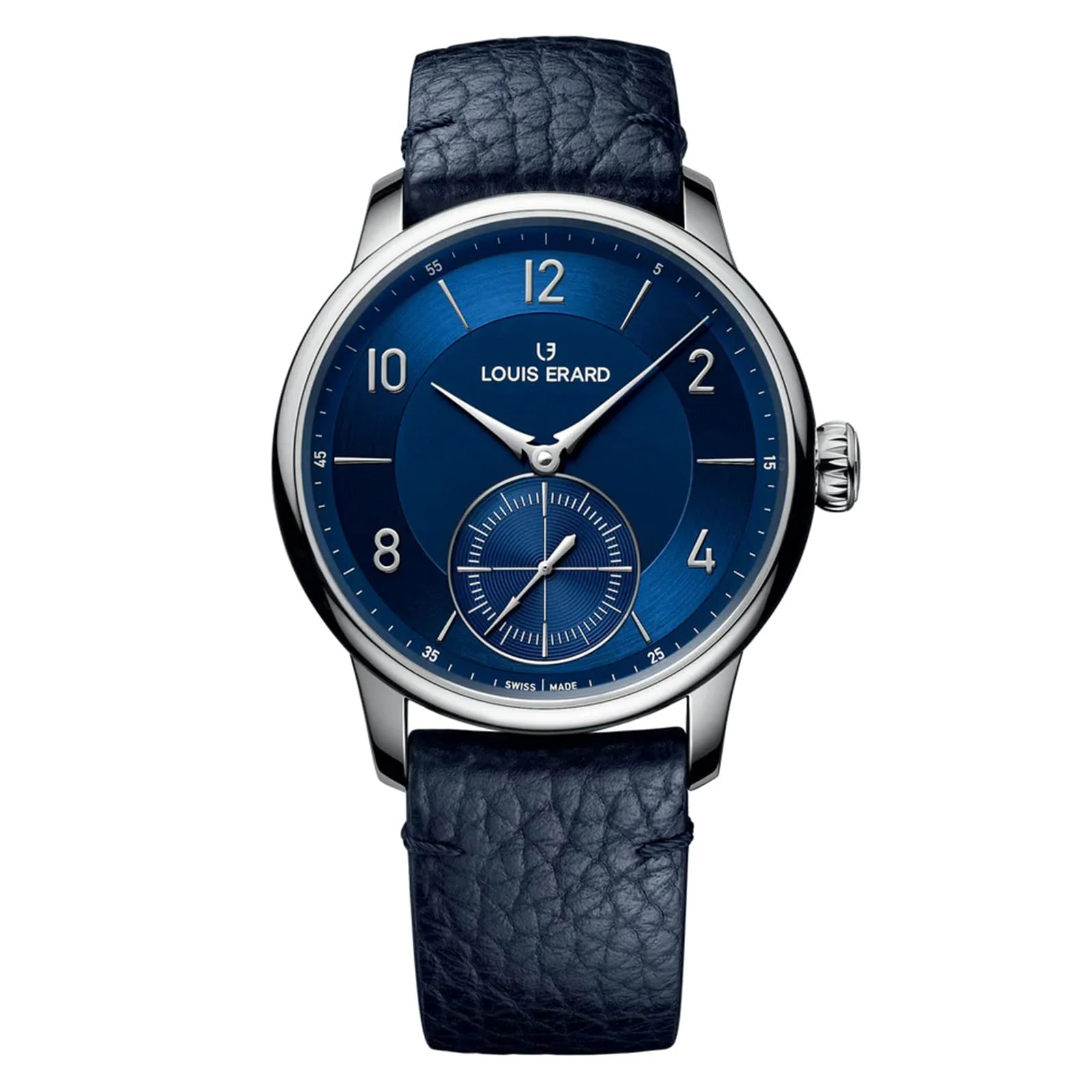 Petite Seconde Bleu Nuit | 39mm, Steel, Leather, Ice Blue Dial