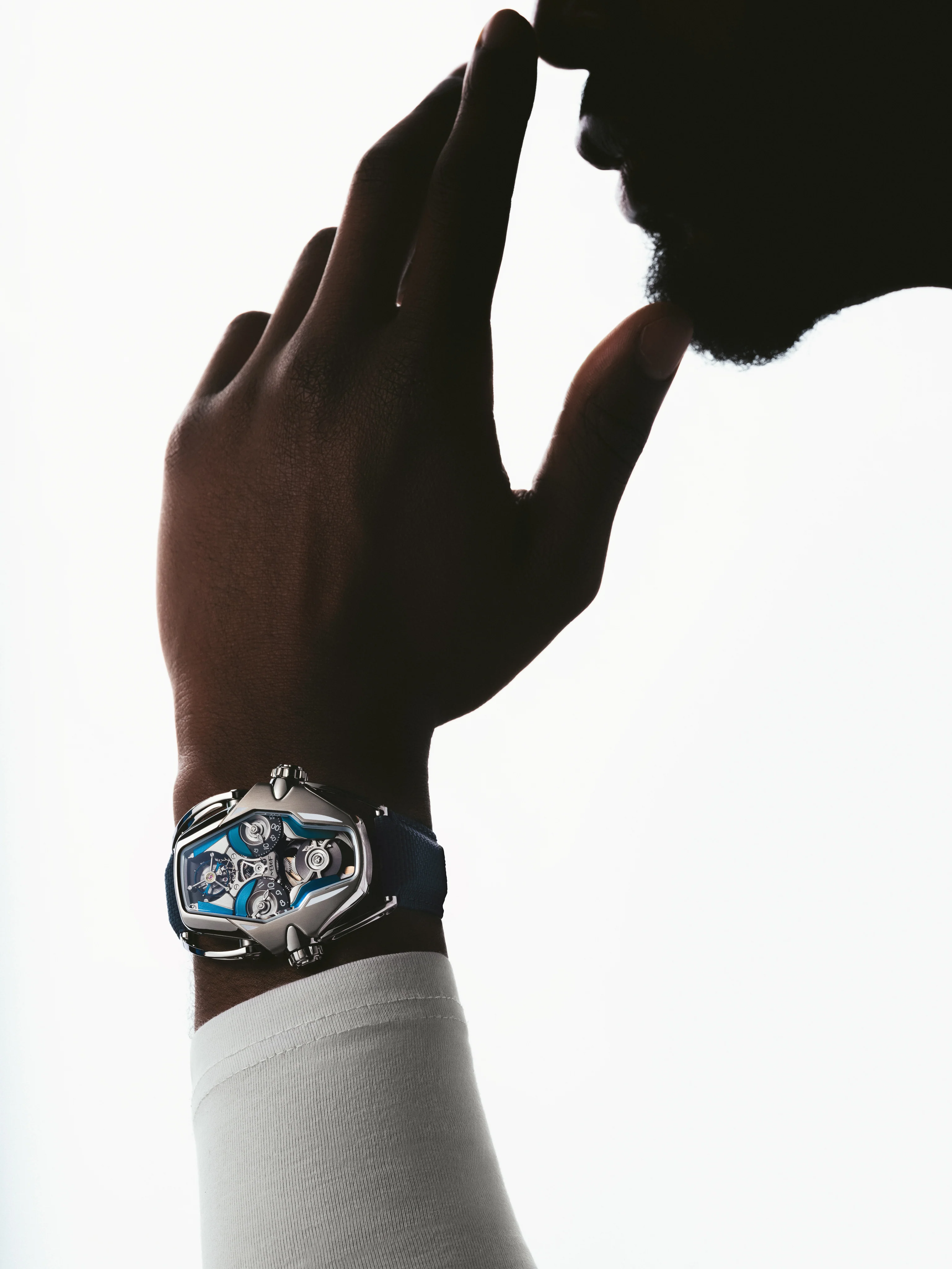HM12 Guardian | 49mm, Blue, Mens Watch - Image 5