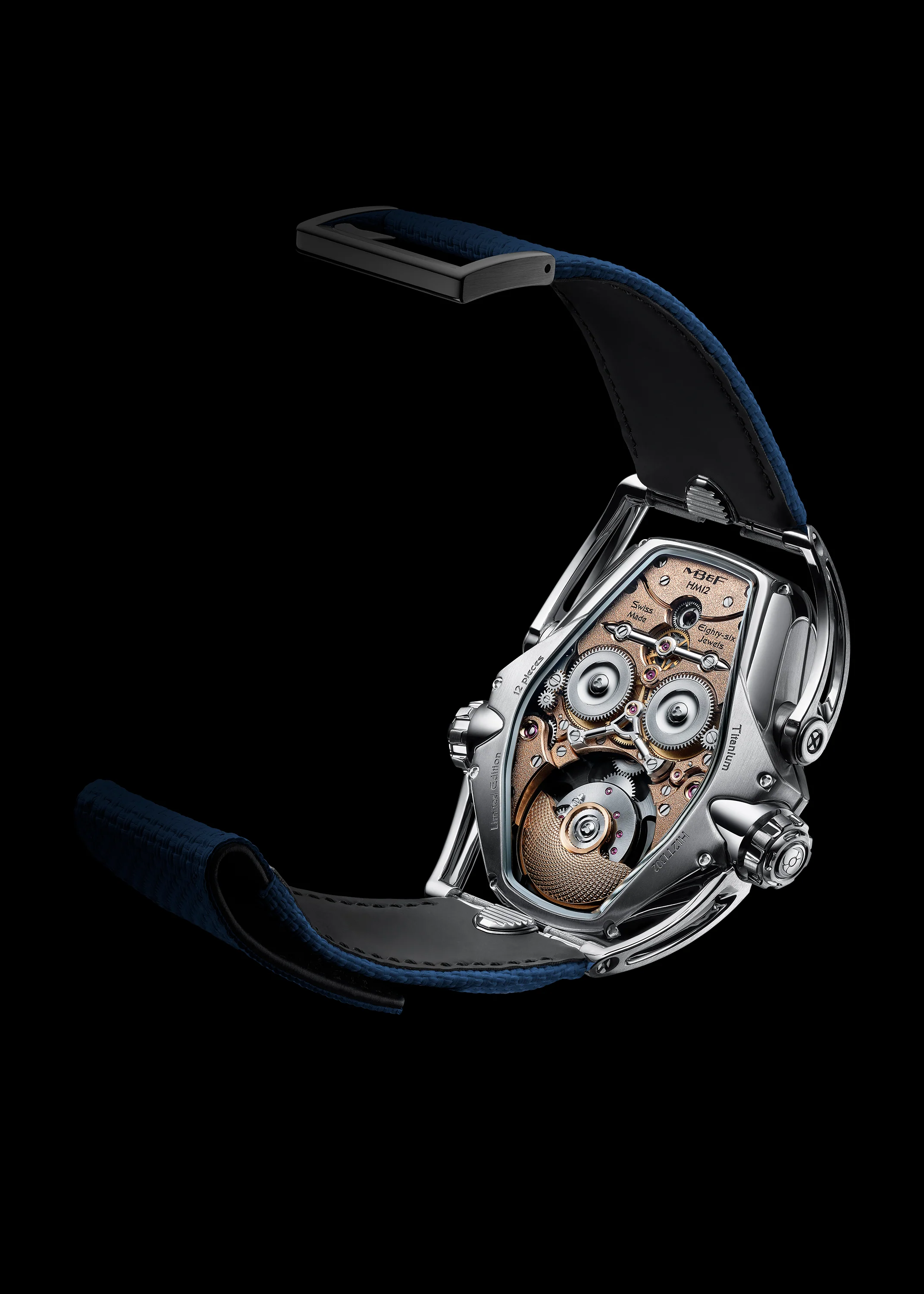 HM12 Guardian | 49mm, Blue, Mens Watch - Image 9