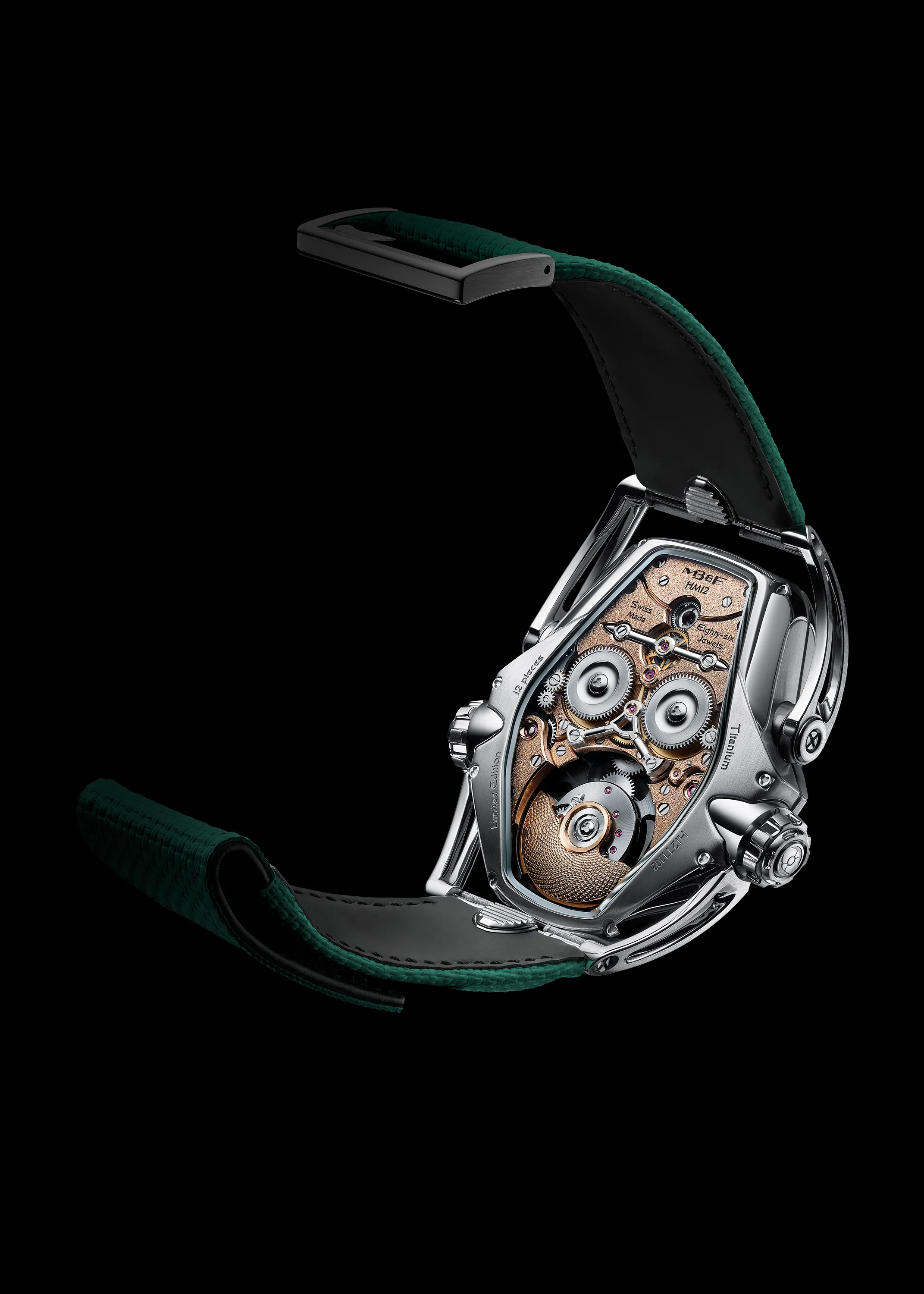 HM12 Guardian | 49mm, Green, Mens Watch - Image 10
