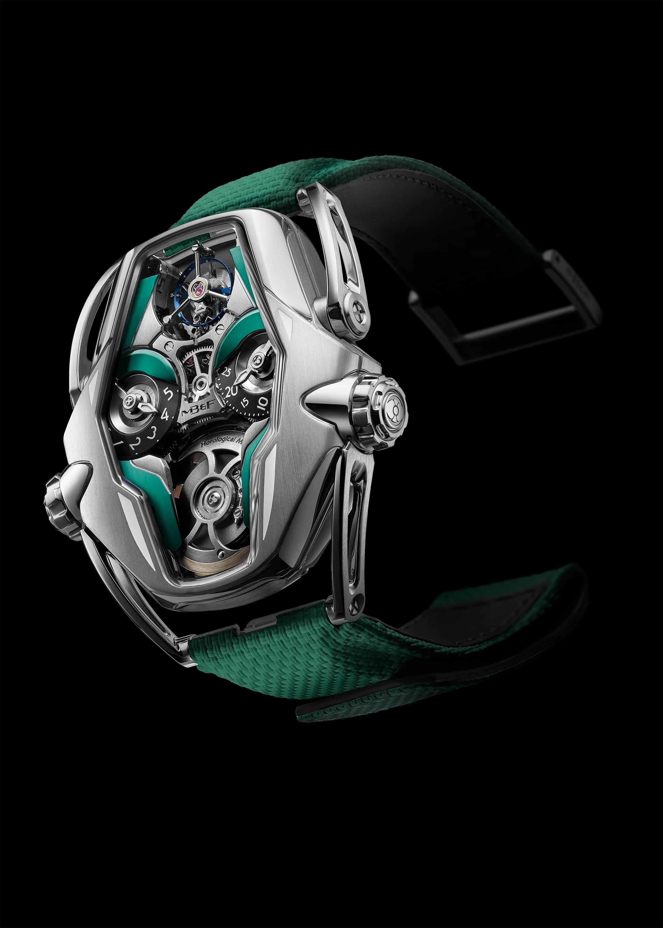 HM12 Guardian | 49mm, Green, Mens Watch - Image 12