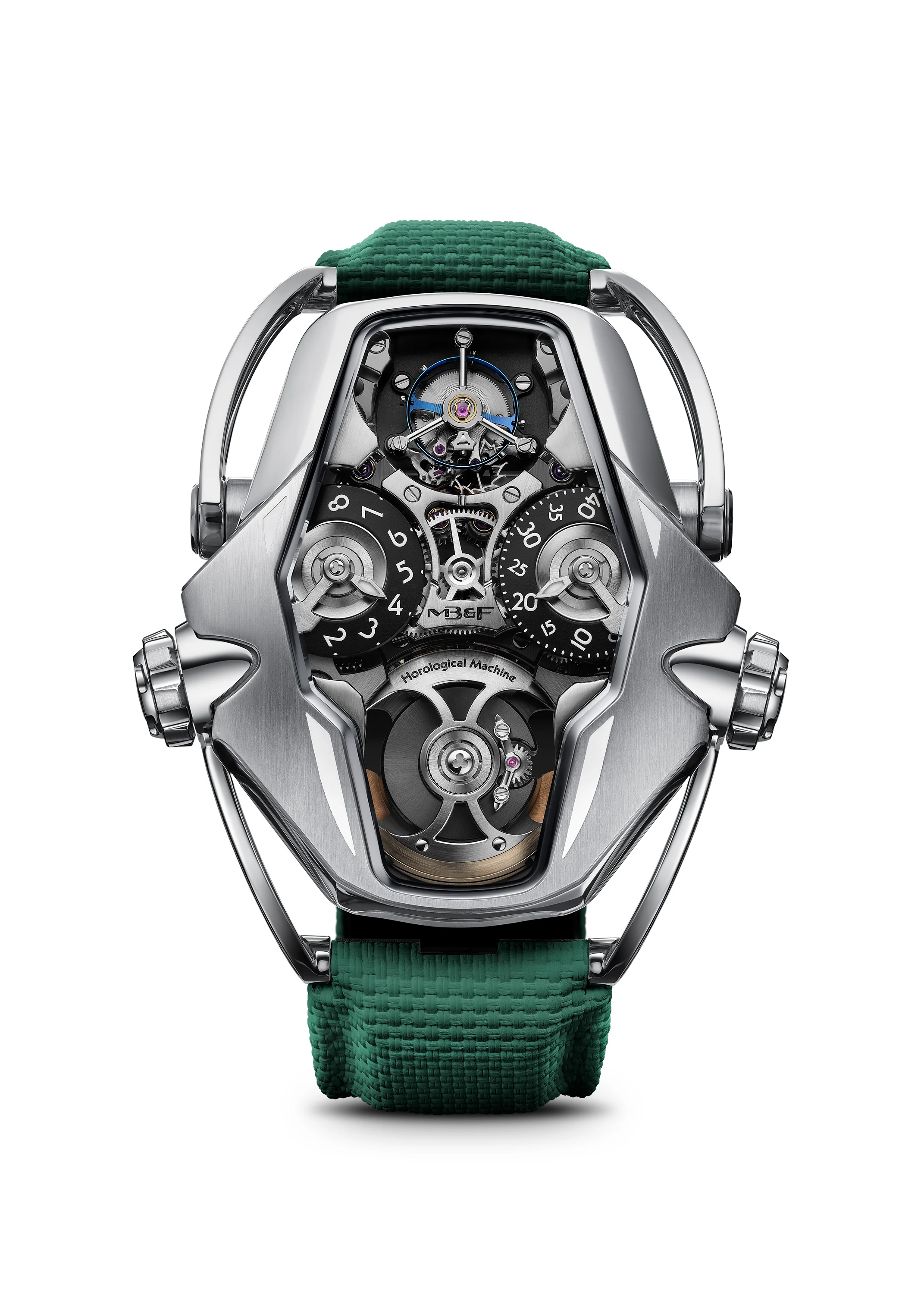 HM12 Guardian | 49mm, Green, Mens Watch - Image 2