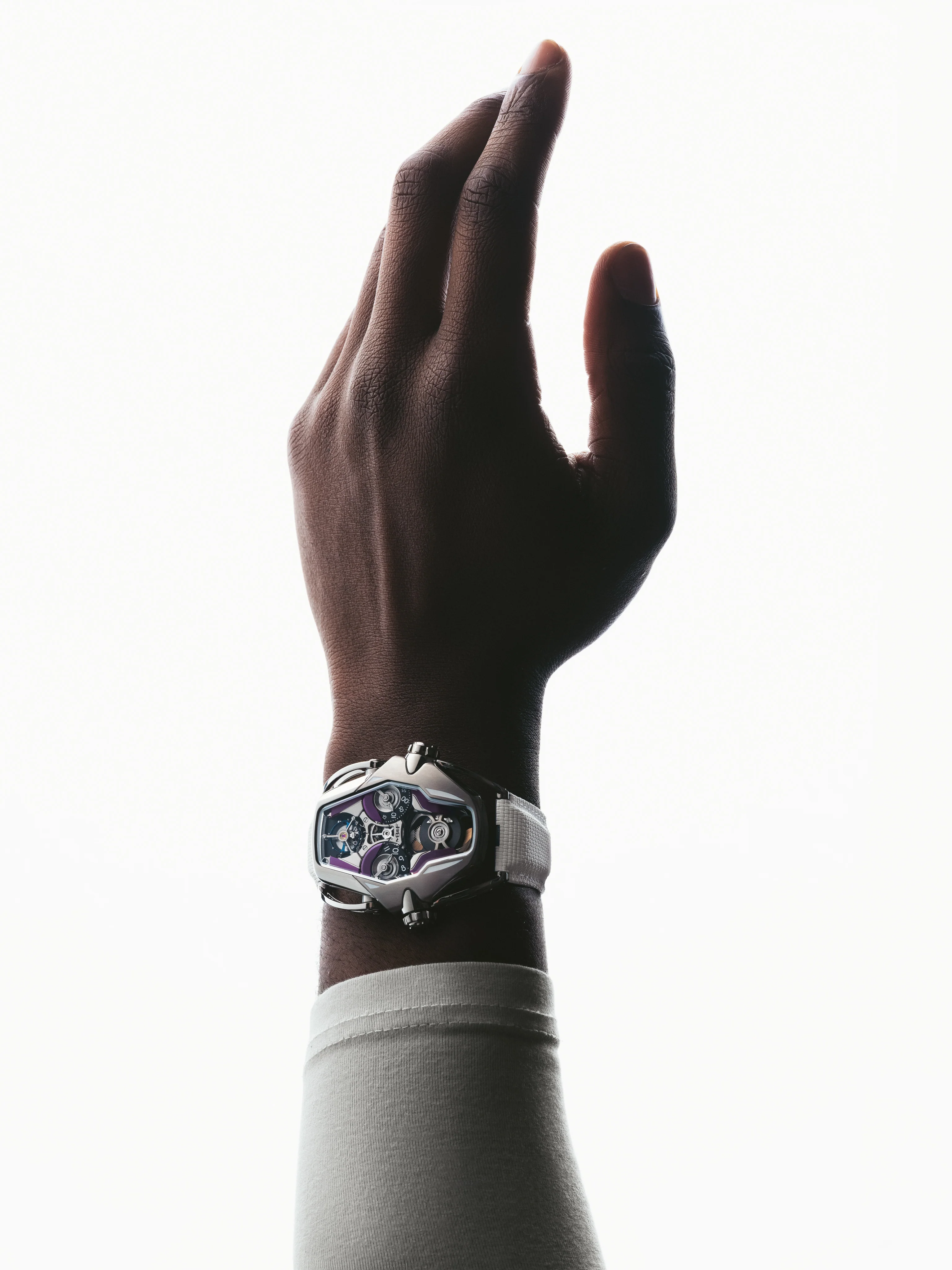 HM12 Guardian | 49mm, Purple, Mens Watch - Image 5