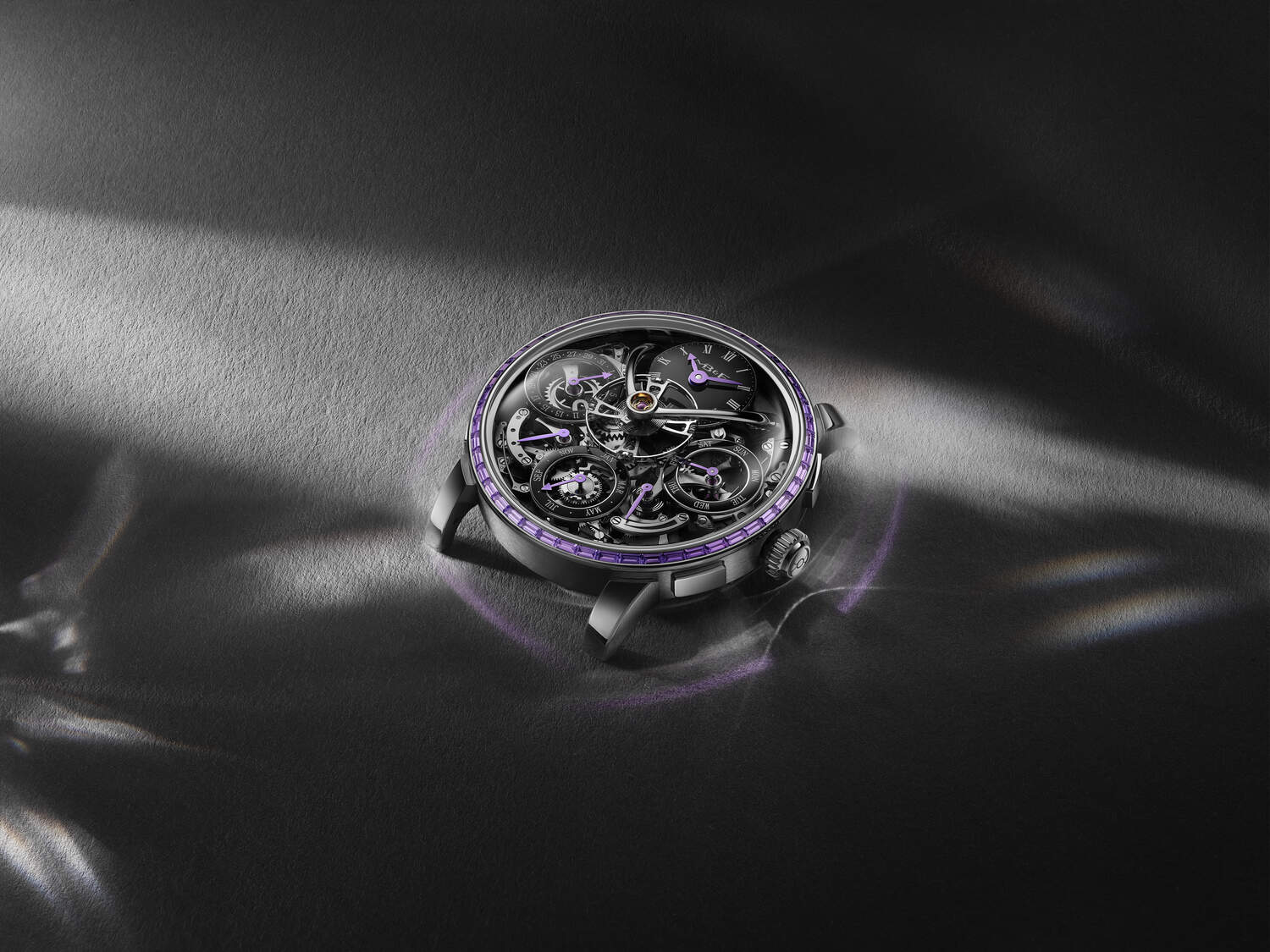 Legacy Machine Perpetual Chromatic | 44mm, 18K White Gold, Leather, Grey Dial - Image 2