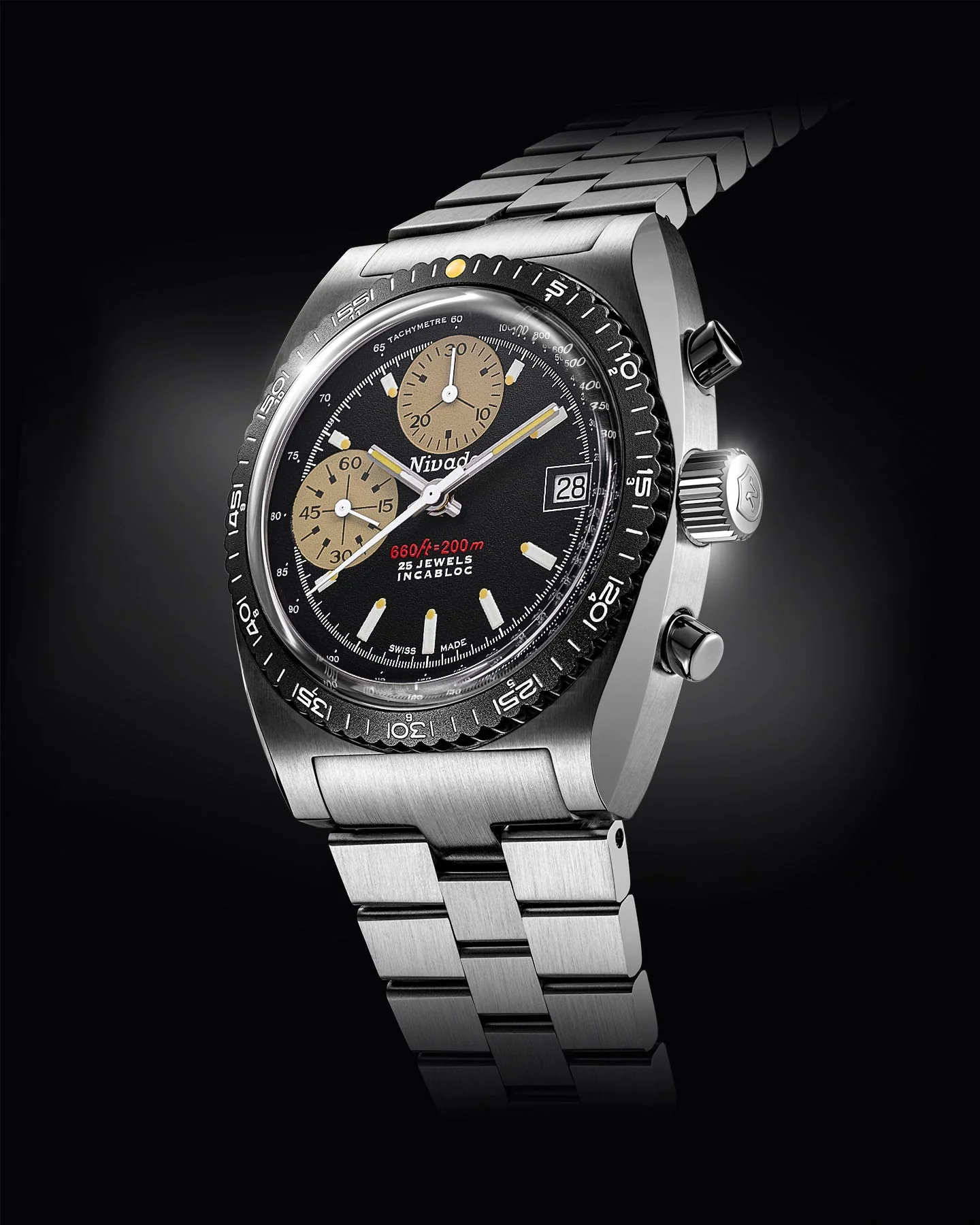 Autochron Yellow | 38mm, Mens Watch - Image 3