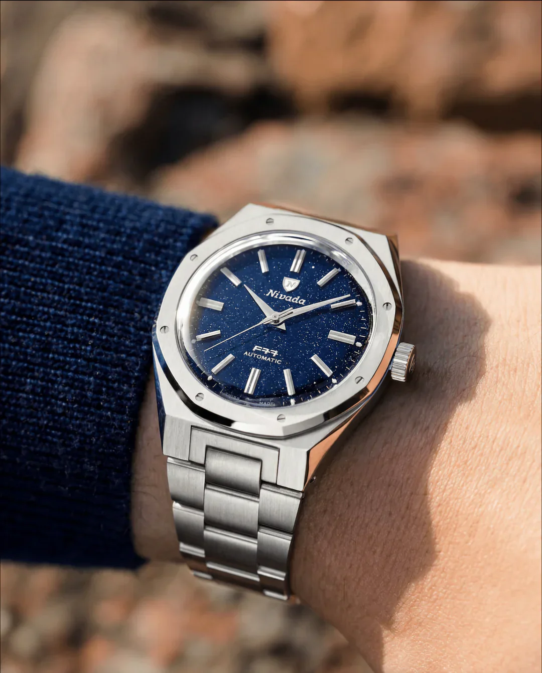 F77 SST Dark Blue Aventurine MK2 | 38mm, Mens Watch - Image 3