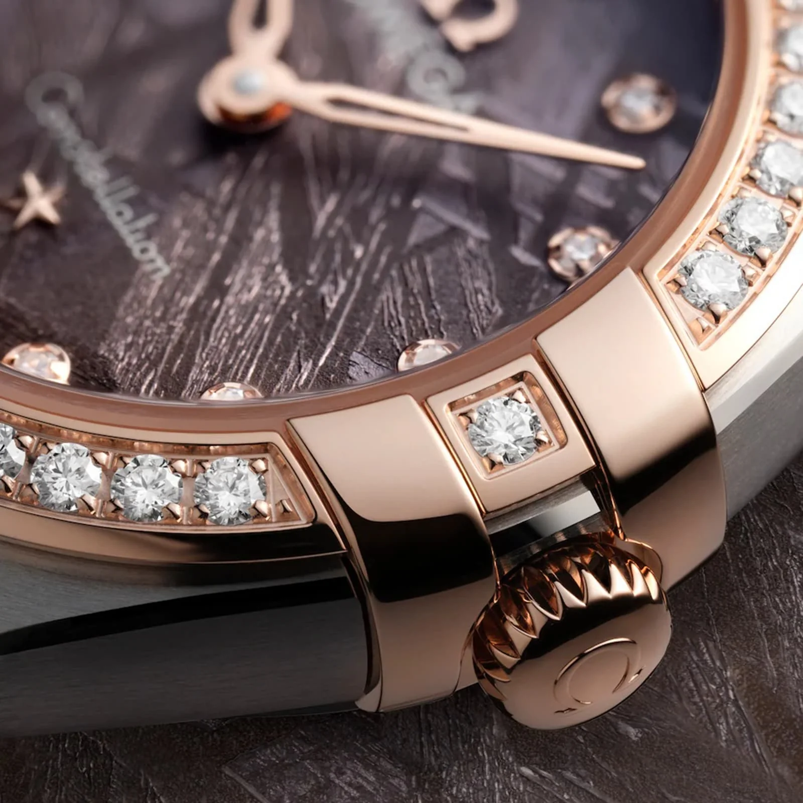 Constellation | 25mm, Two-Tone Steel & 18K Rose Gold, Purple Dial - Image 5