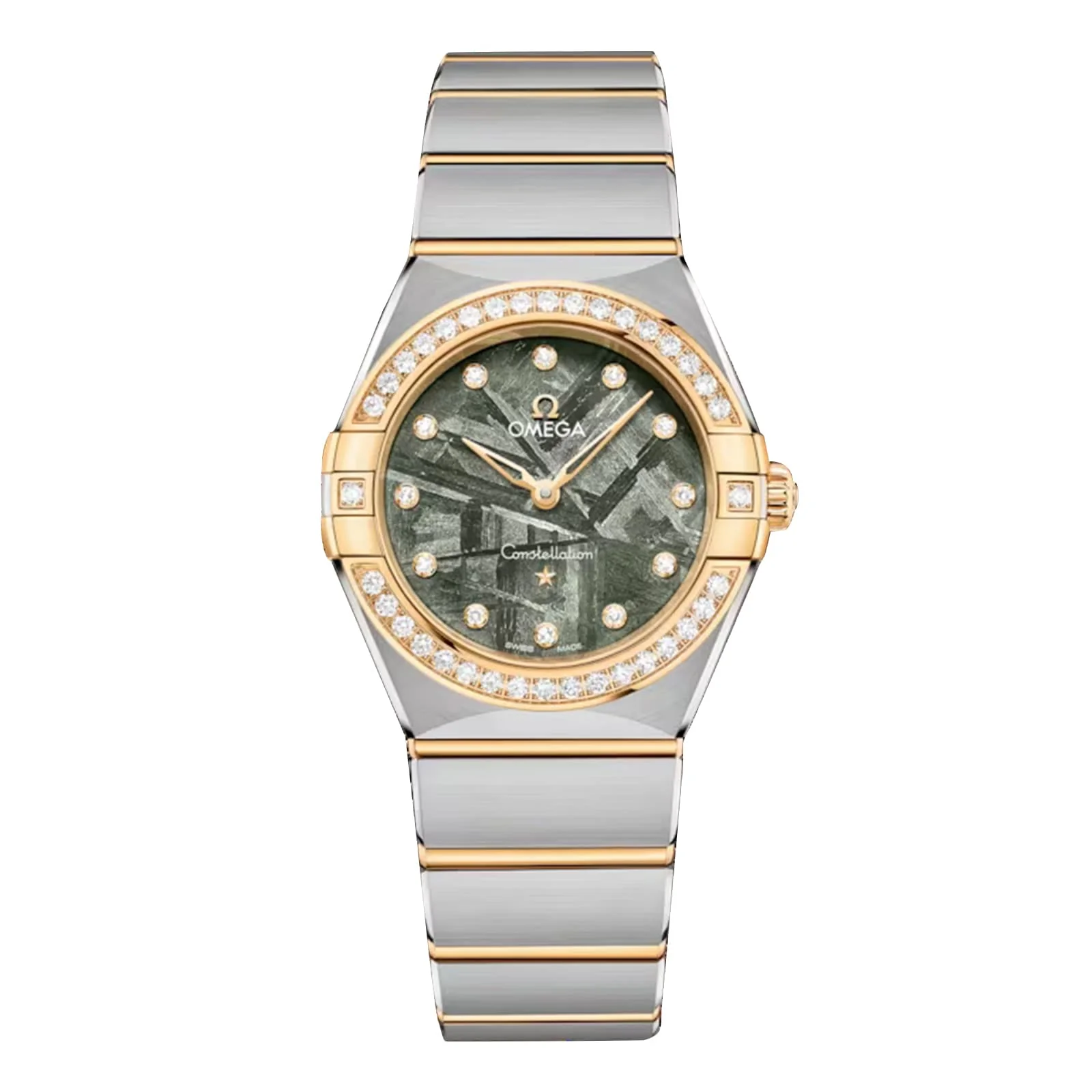 Constellation | 28mm, Two-Tone Steel & 18K Yellow Gold, Green Dial