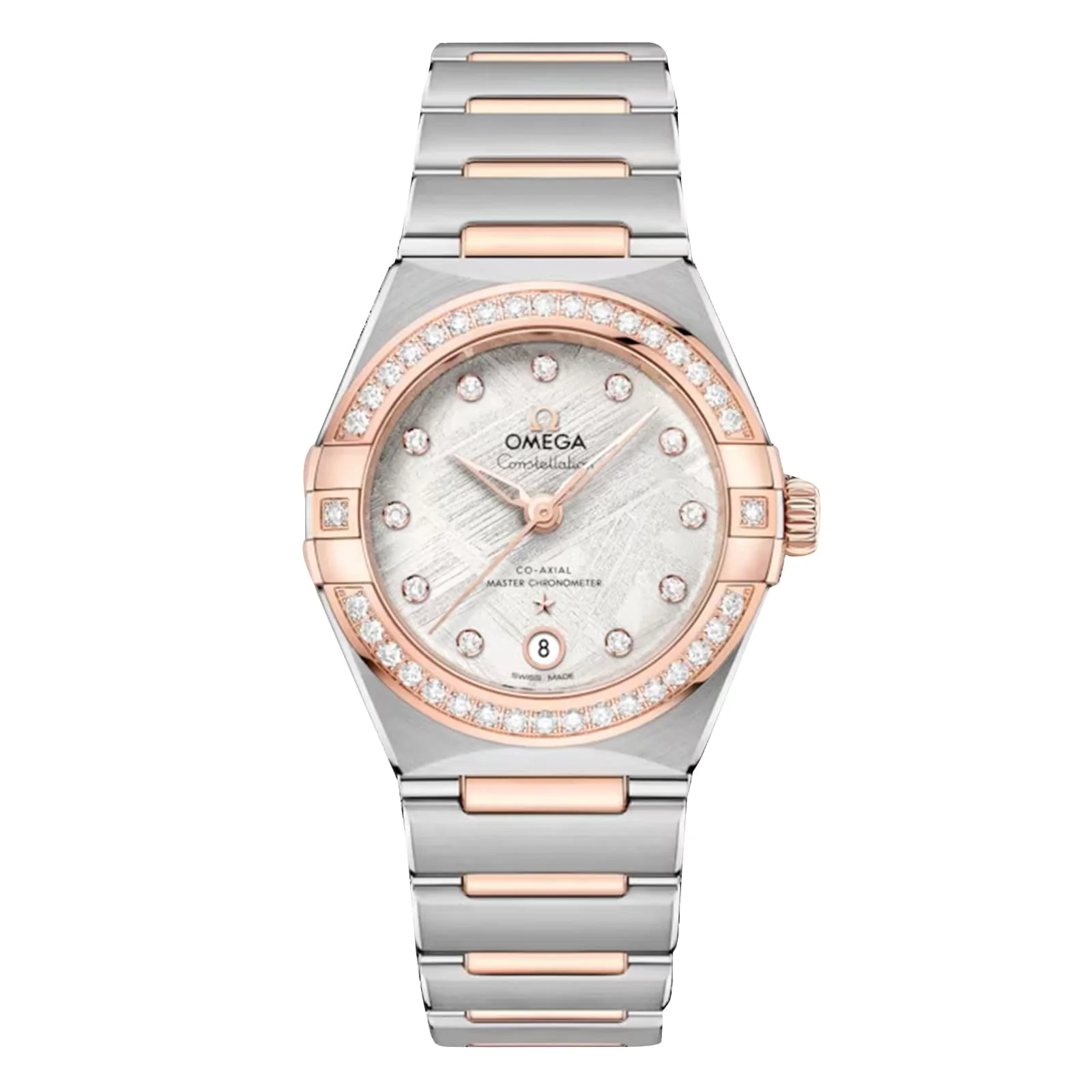 Constellation | 29mm, Two-Tone Steel & 18K Rose Gold, Diamond Grey Dial