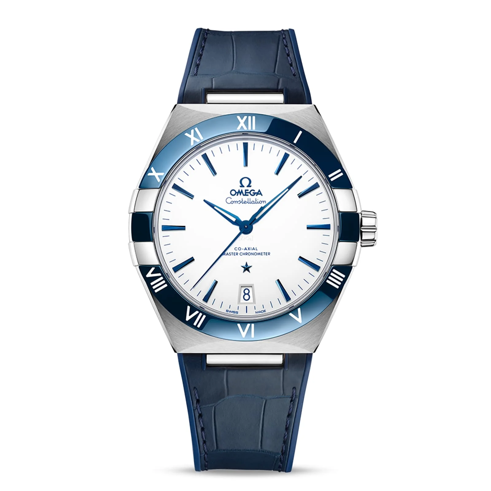 Constellation | 41mm, Steel, Leather, White Dial