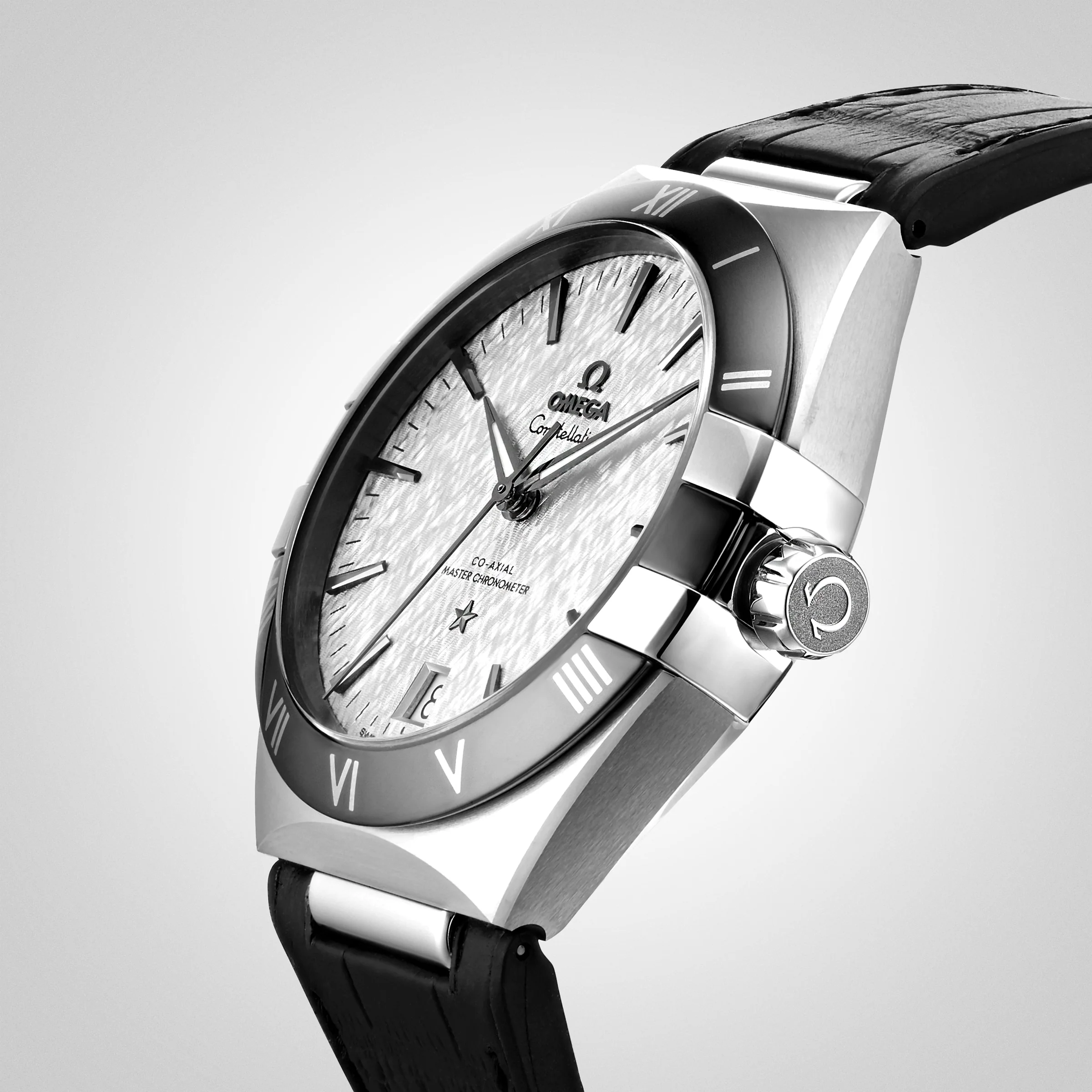 Constellation | 41mm, Steel, Alligator Leather, Grey Dial - Image 6