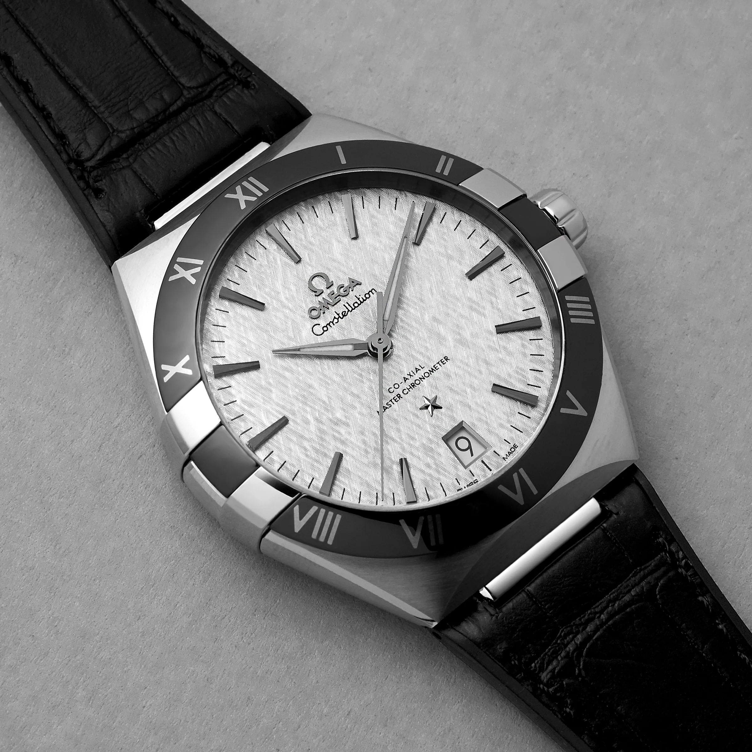 Constellation | 41mm, Steel, Alligator Leather, Grey Dial - Image 7