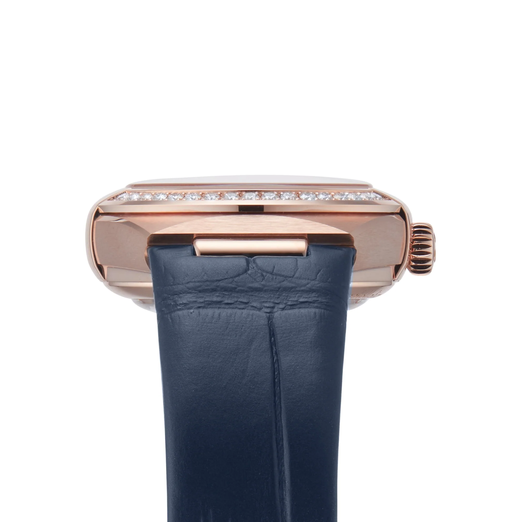 Constellation | 29mm, 18K Rose Gold, Leather, Diamond Blue Dial - Image 4