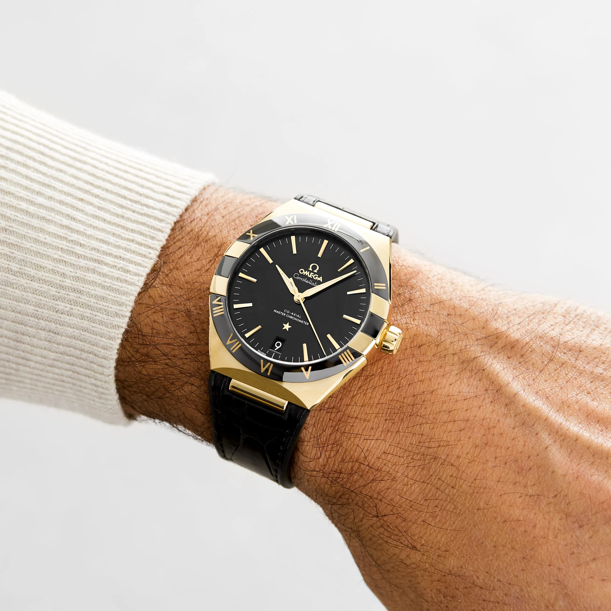 Constellation | 41mm, Alligator Leather, Black Dial - Image 3