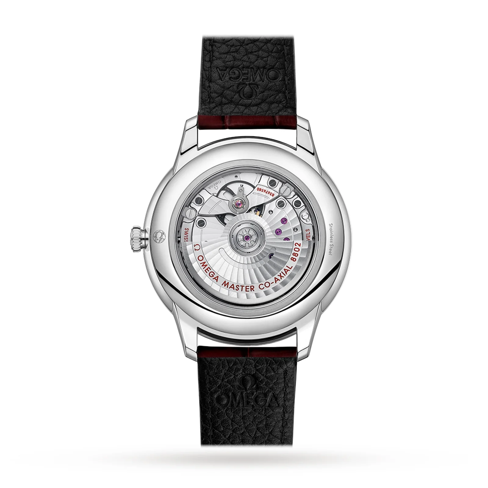 De Ville Prestige | 41mm, Steel, Alligator Leather, Red Dial - Image 2