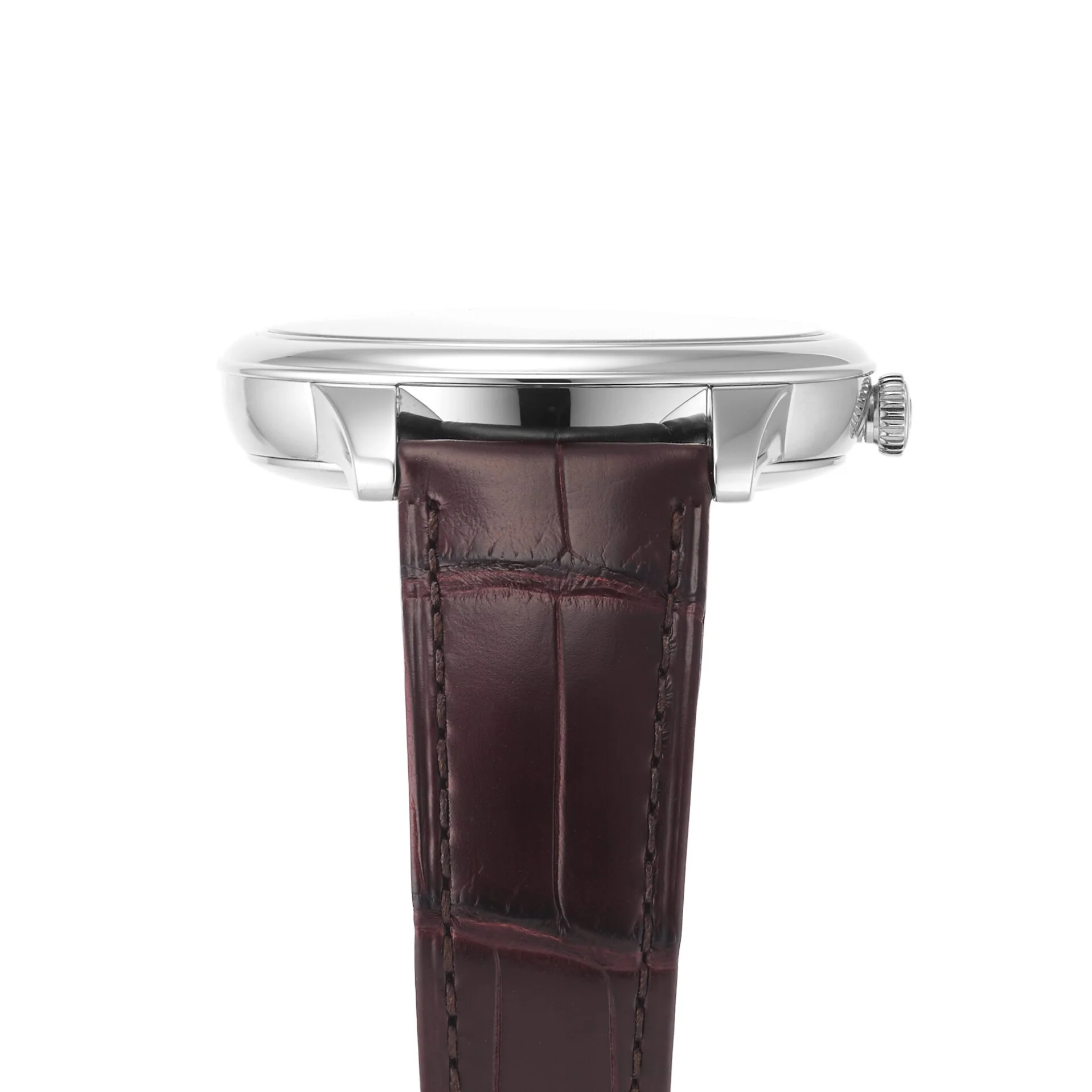 De Ville Prestige | 41mm, Steel, Alligator Leather, Red Dial - Image 5