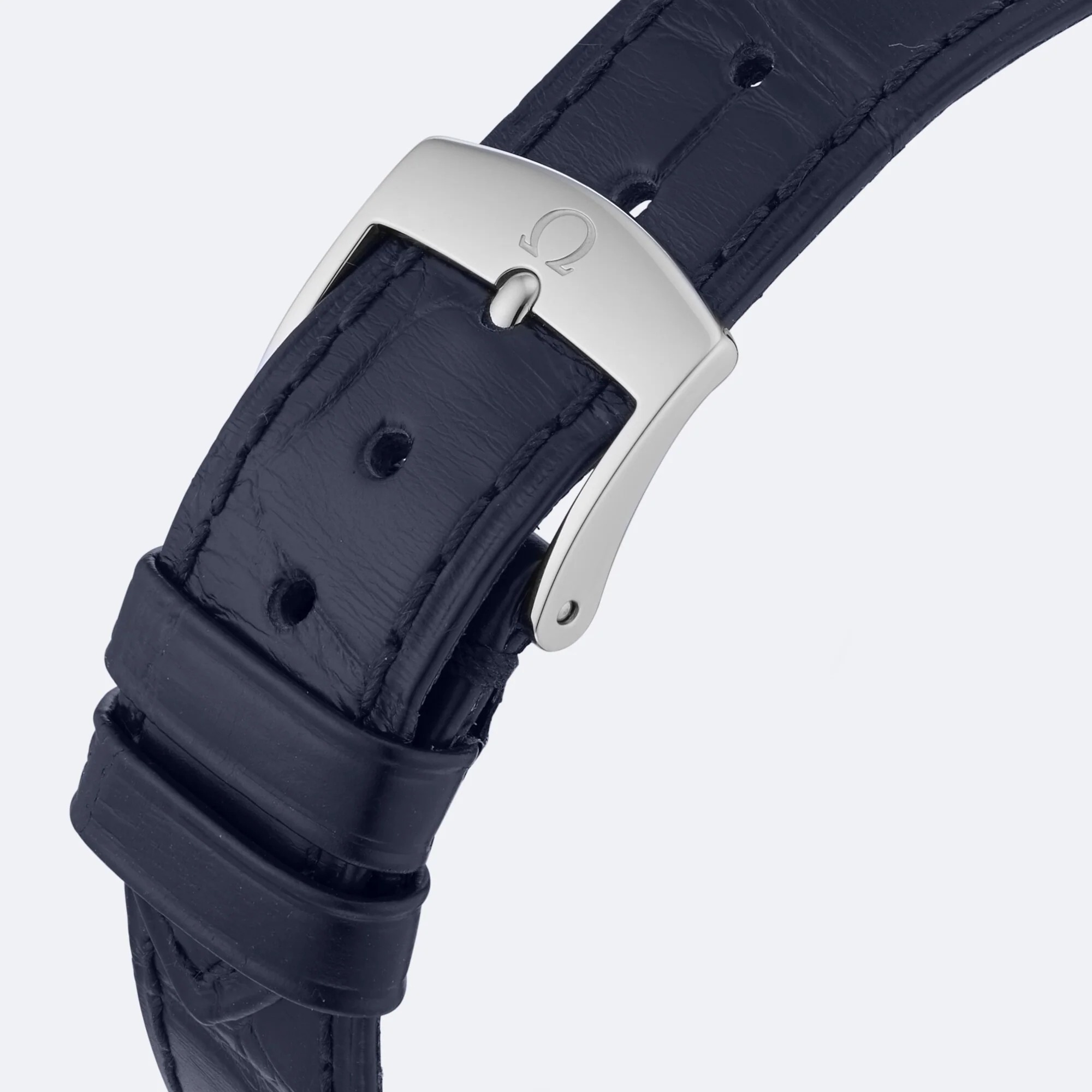De Ville Prestige | 41mm, Steel, Alligator Leather, Ice Blue Dial - Image 8