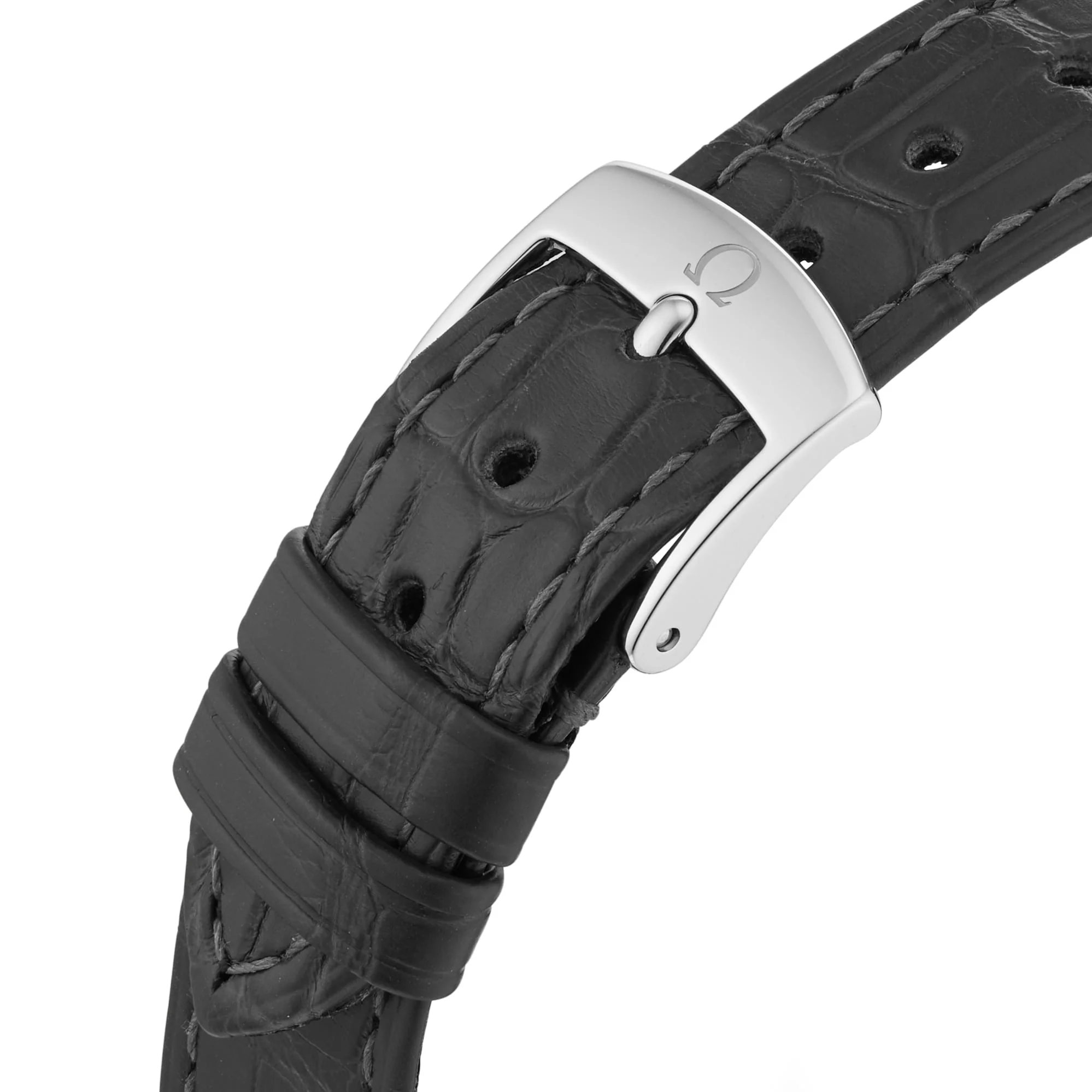 De Ville Prestige | 40mm, Two-Tone Steel & 18K Rose Gold, Leather, Grey Dial - Image 8