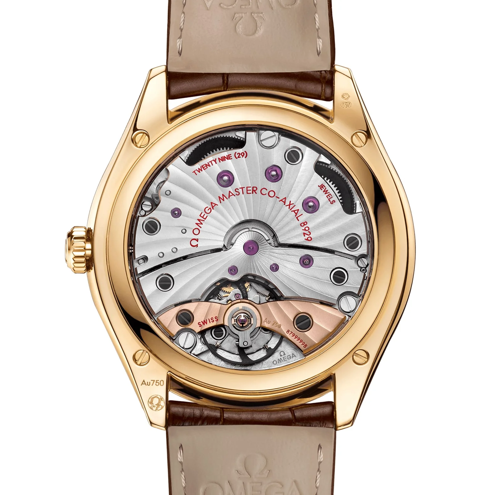De Ville Trésor | 40mm, 18K Yellow Gold, Alligator Leather, White Dial - Image 2
