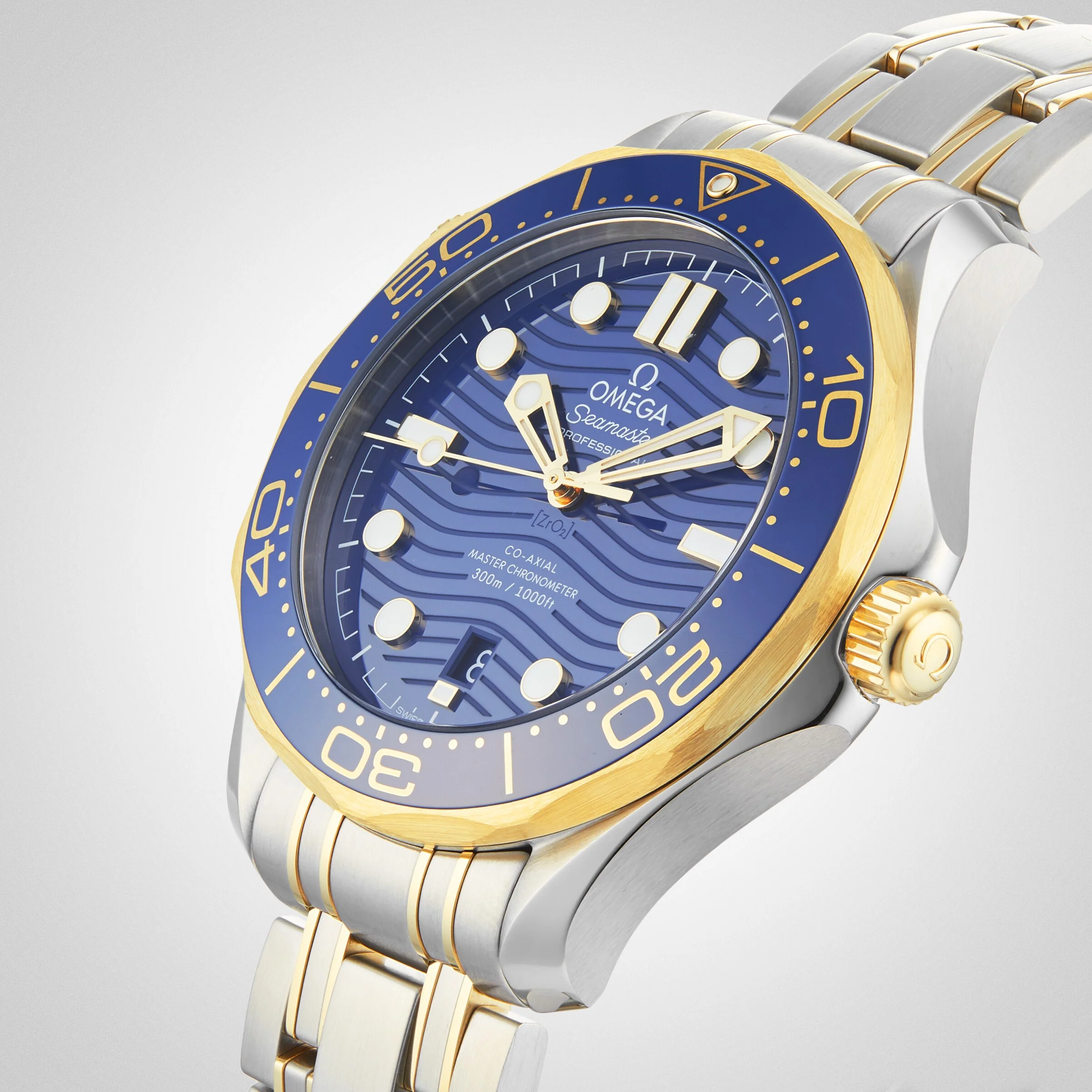 Seamaster Diver 300M | 42mm, Two-Tone Steel & 18K Yellow Gold, Blue Dial - Image 7