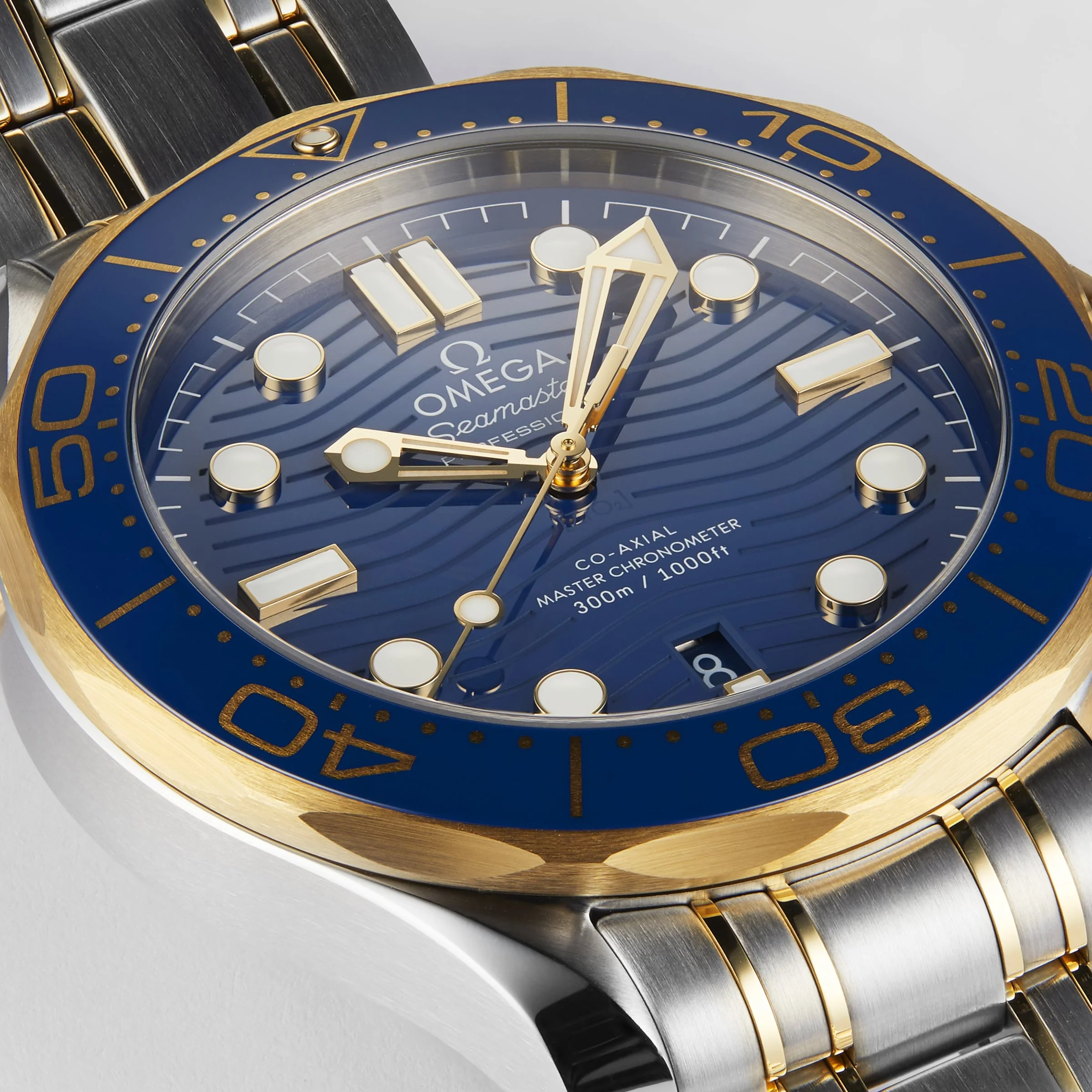 Seamaster Diver 300M | 42mm, Two-Tone Steel & 18K Yellow Gold, Blue Dial - Image 8
