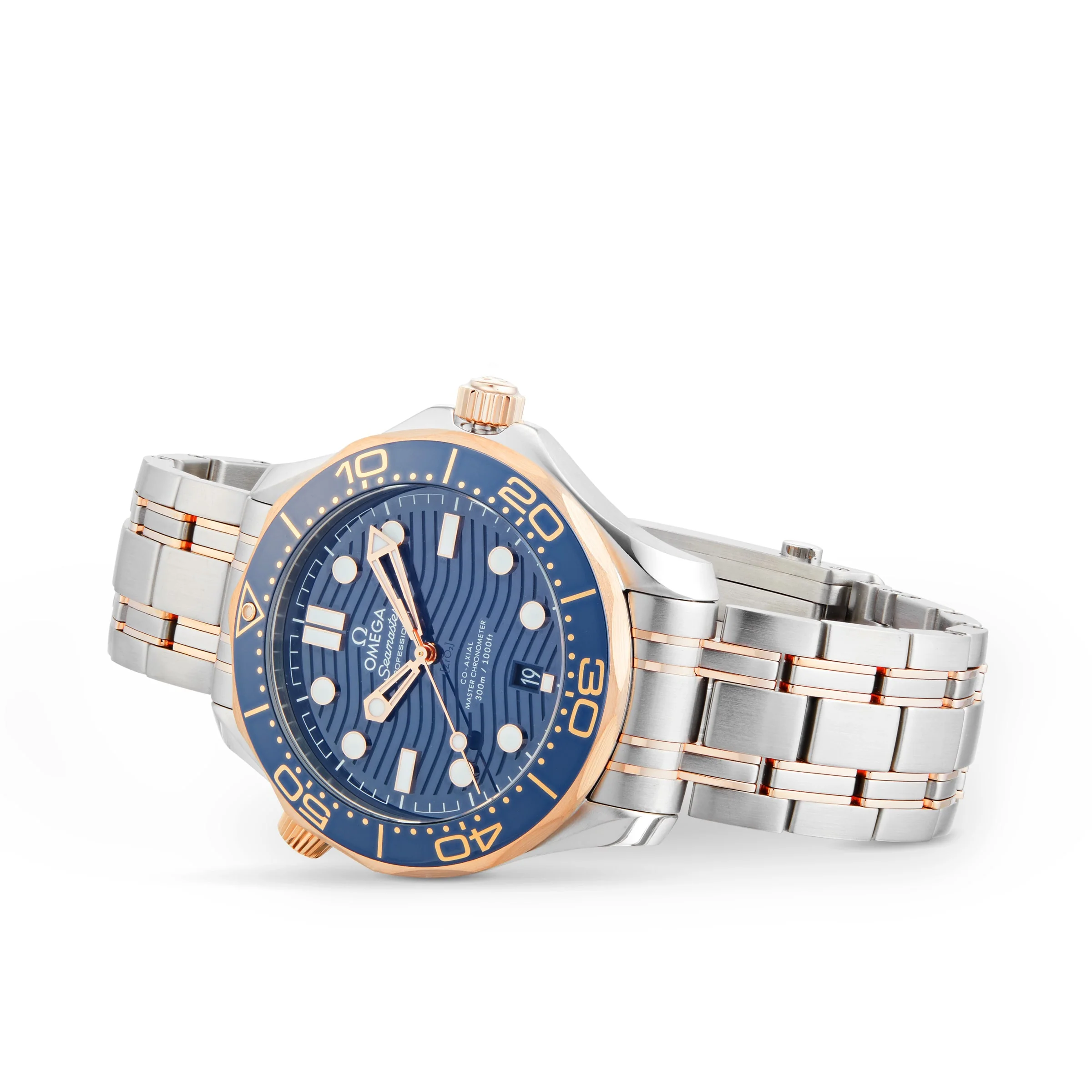 Seamaster Diver 300M | 42mm, Two-Tone Steel & 18K Rose Gold, Blue Dial - Image 2