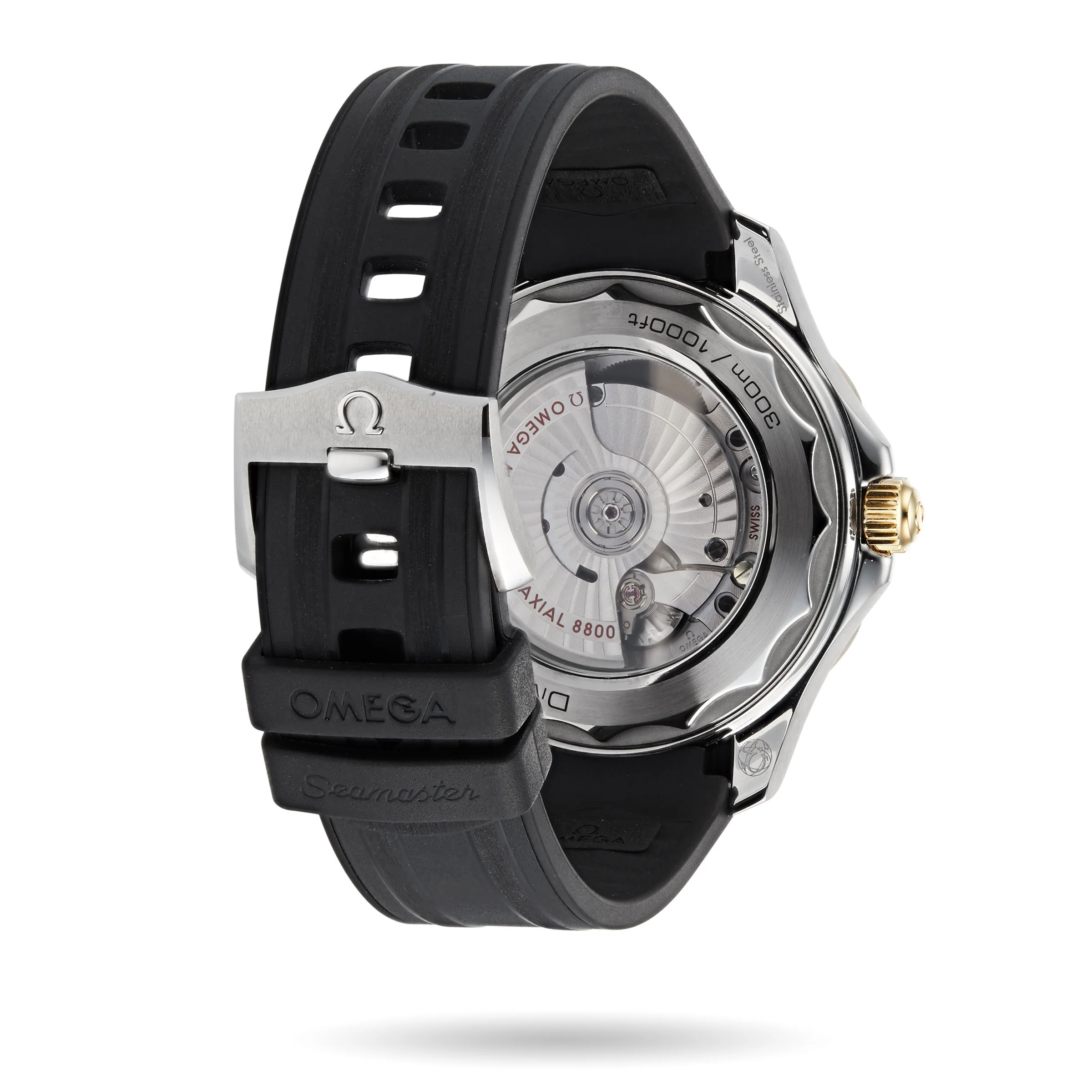 Seamaster Diver 300M | 42mm, Two-Tone Steel & 18K Yellow Gold, Rubber, Black Dial - Image 3