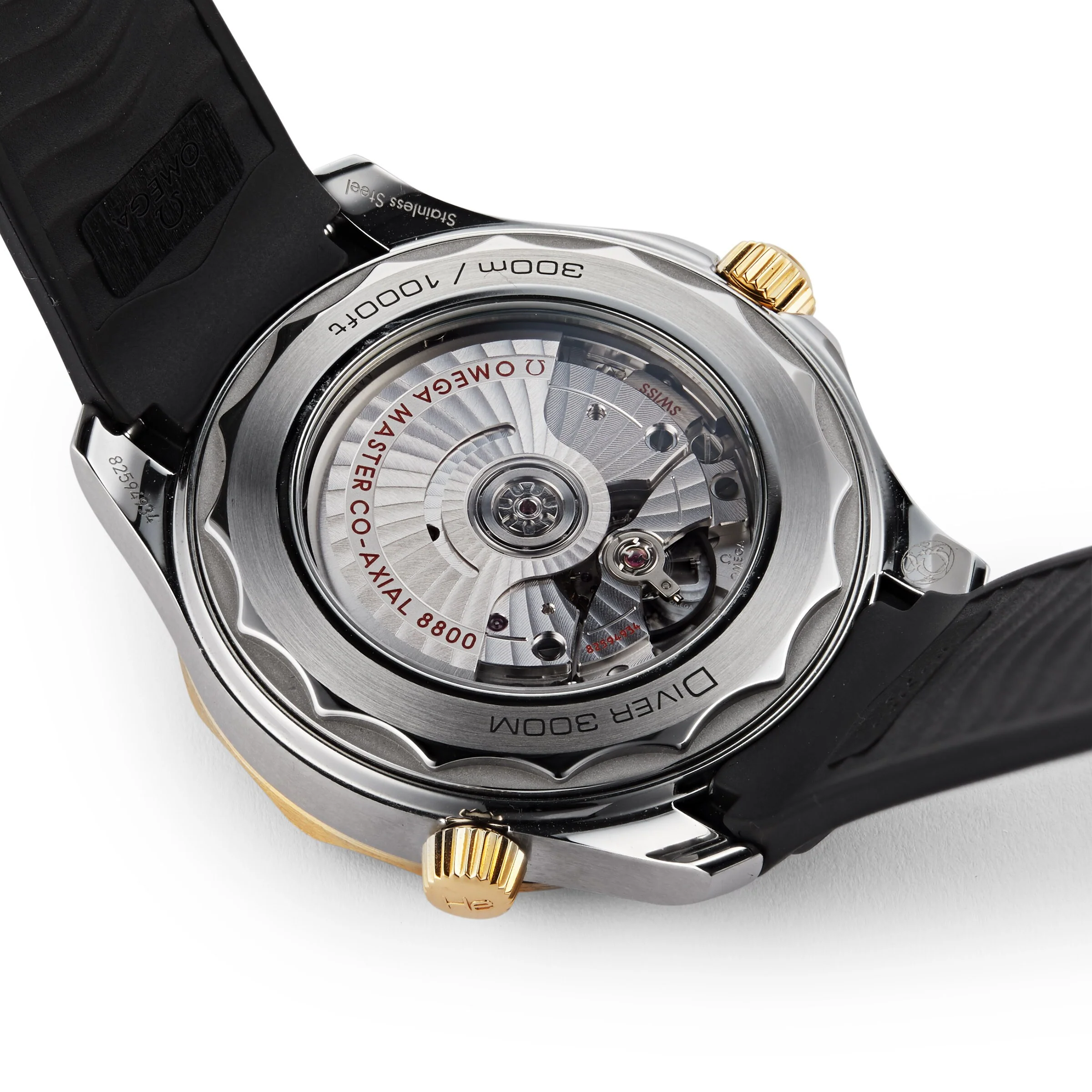 Seamaster Diver 300M | 42mm, Two-Tone Steel & 18K Yellow Gold, Rubber, Black Dial - Image 4