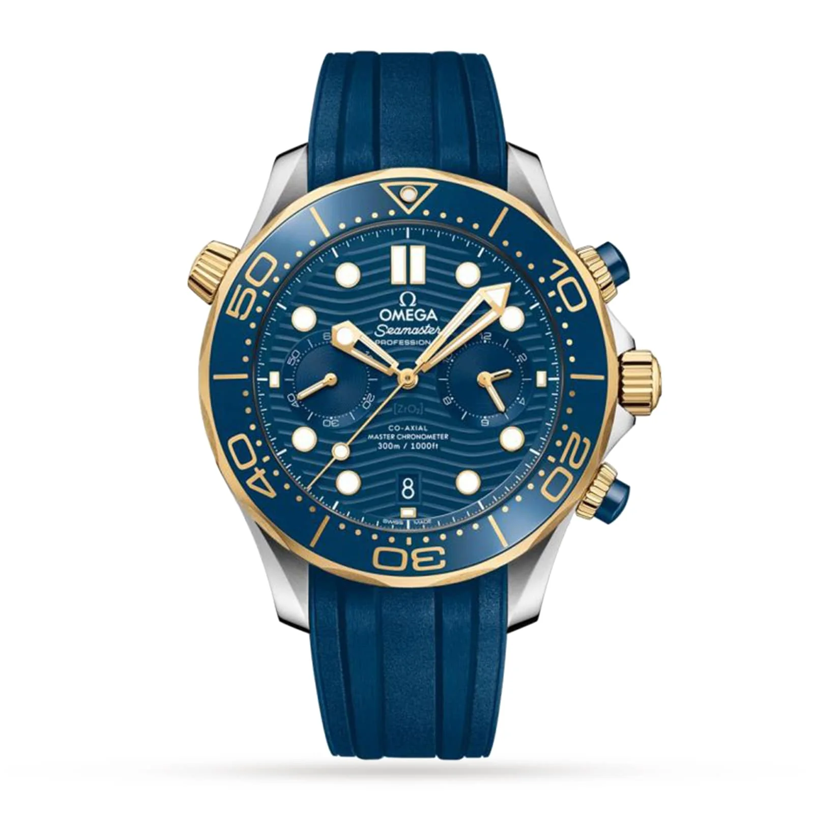 Seamaster Diver 300M | 44mm, Rubber, Blue Dial