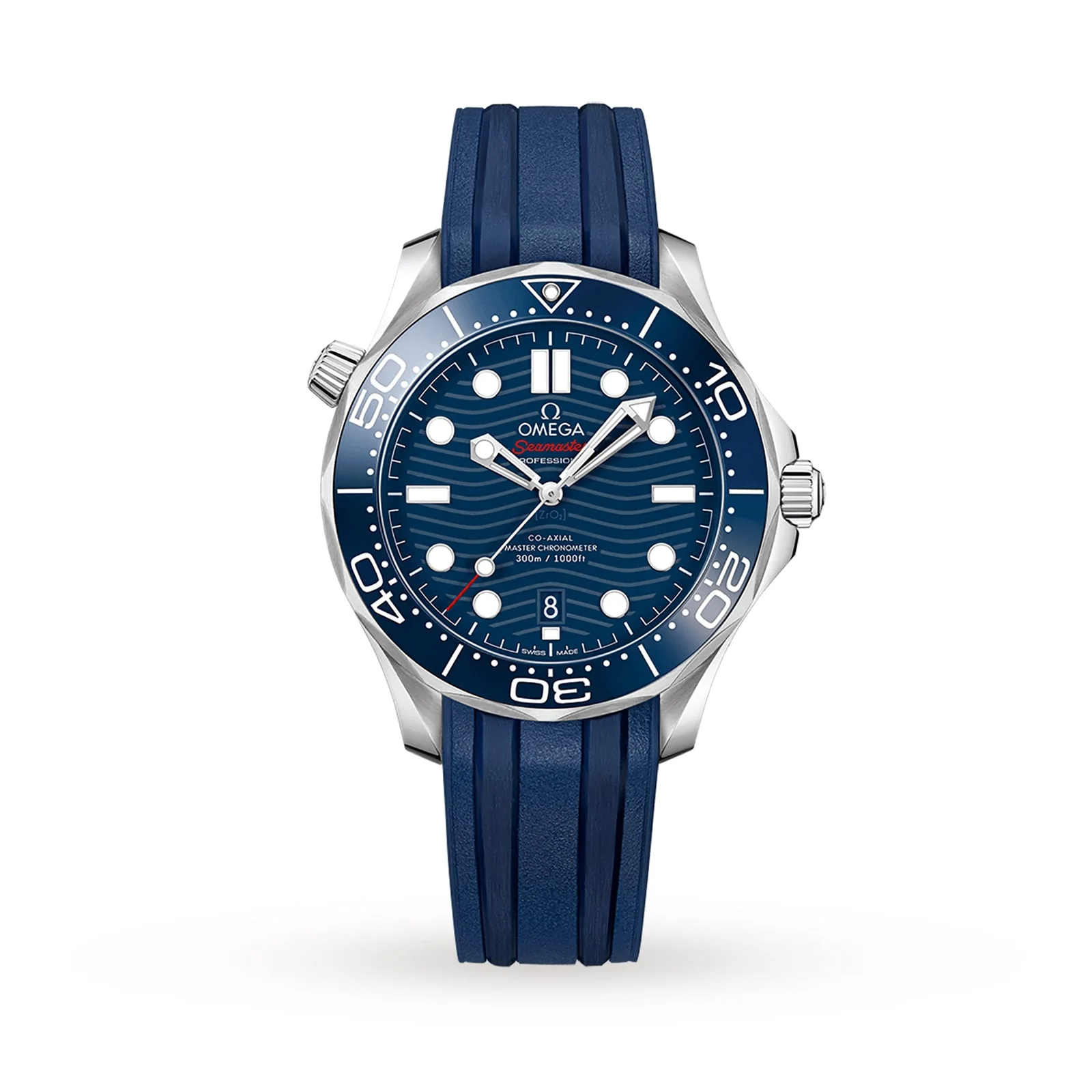 Seamaster Diver 300M | 42mm, Steel, Rubber, Blue Dial, Ref. O21032422003001