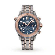 Seamaster | 44mm, Titanium & 18K Rose Gold, Titanium, Blue Dial - Image 4