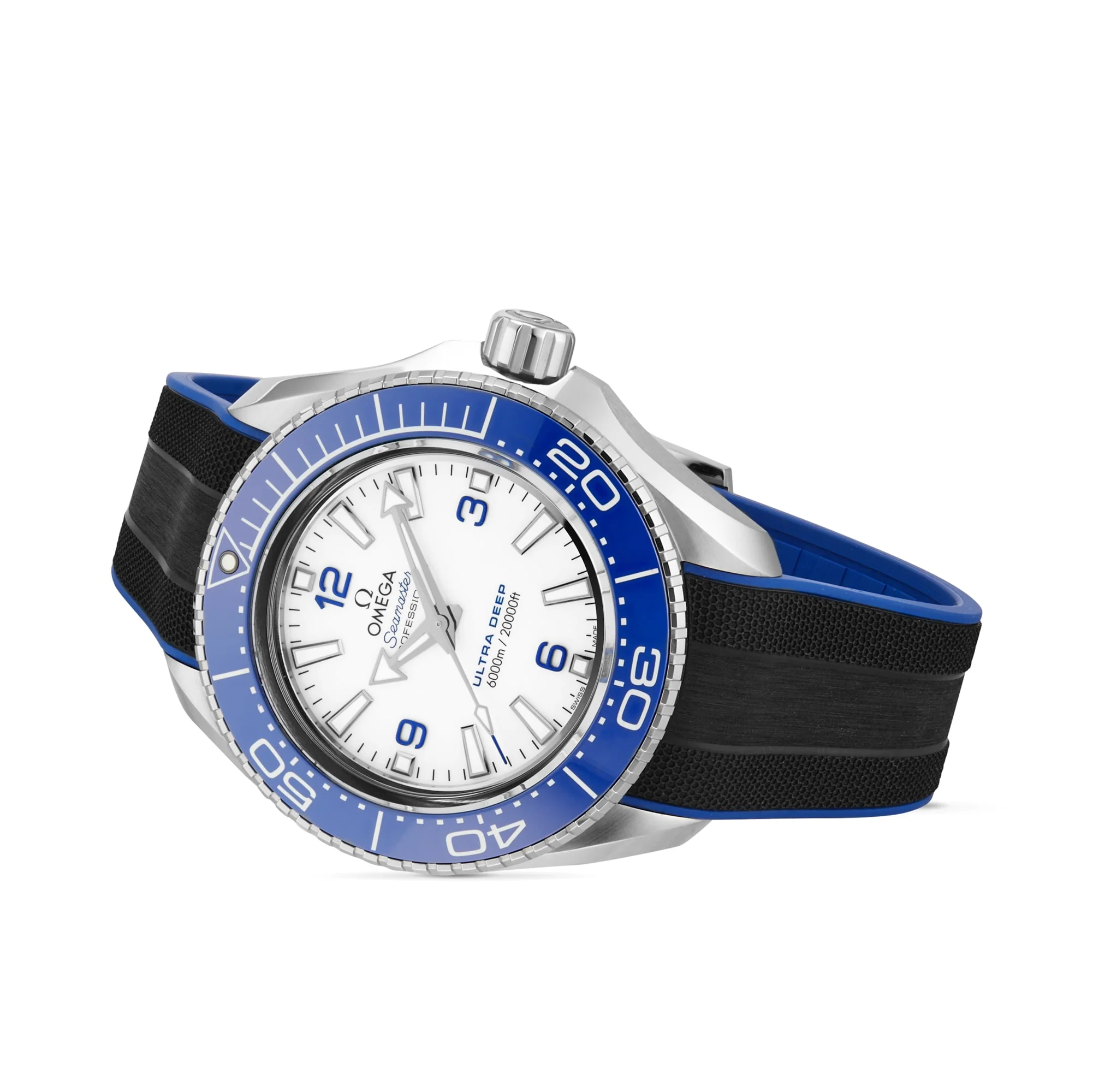 Seamaster Planet Ocean 6000M | 45.5mm, Steel, Rubber, White Dial - Image 4