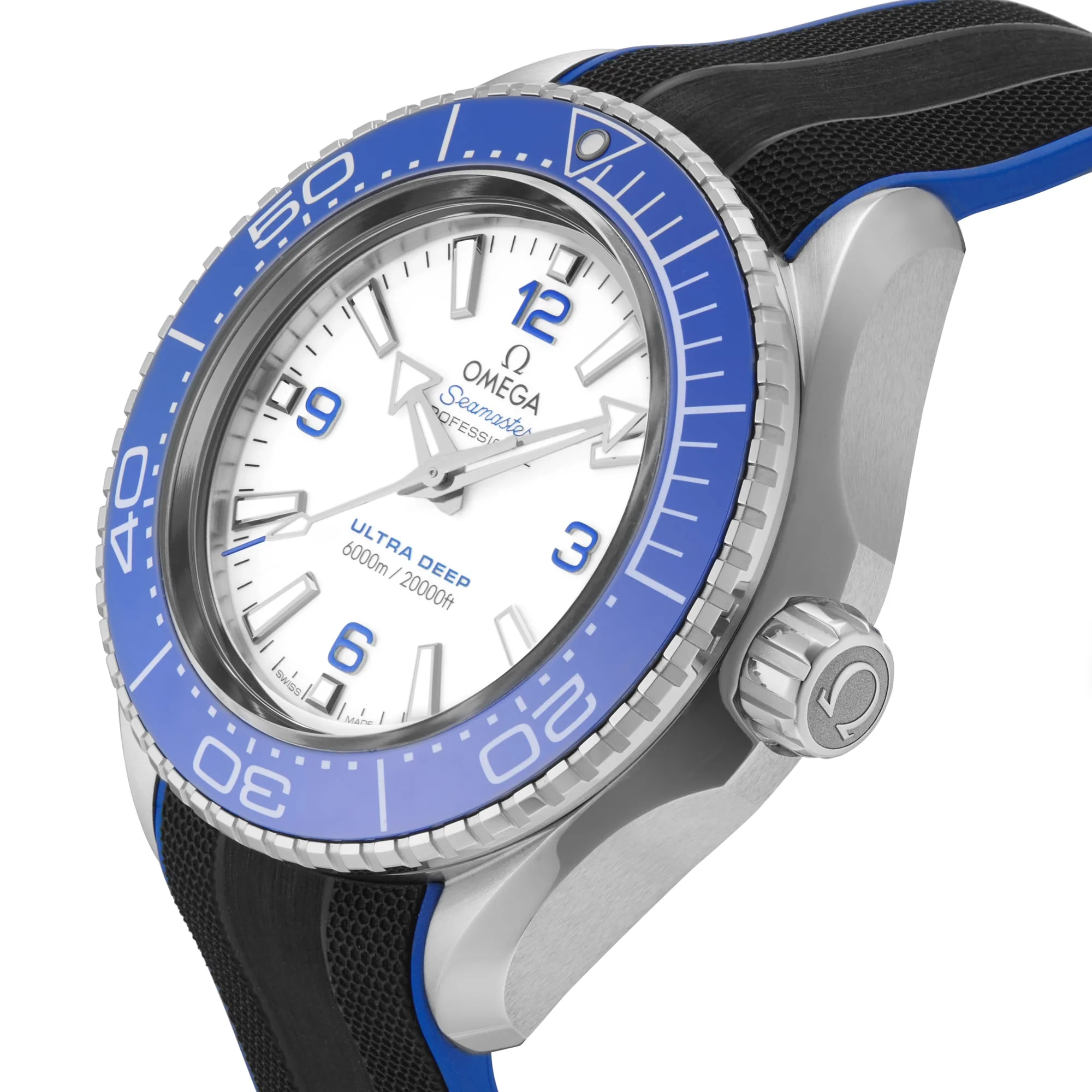 Seamaster Planet Ocean 6000M | 45.5mm, Steel, Rubber, White Dial - Image 7