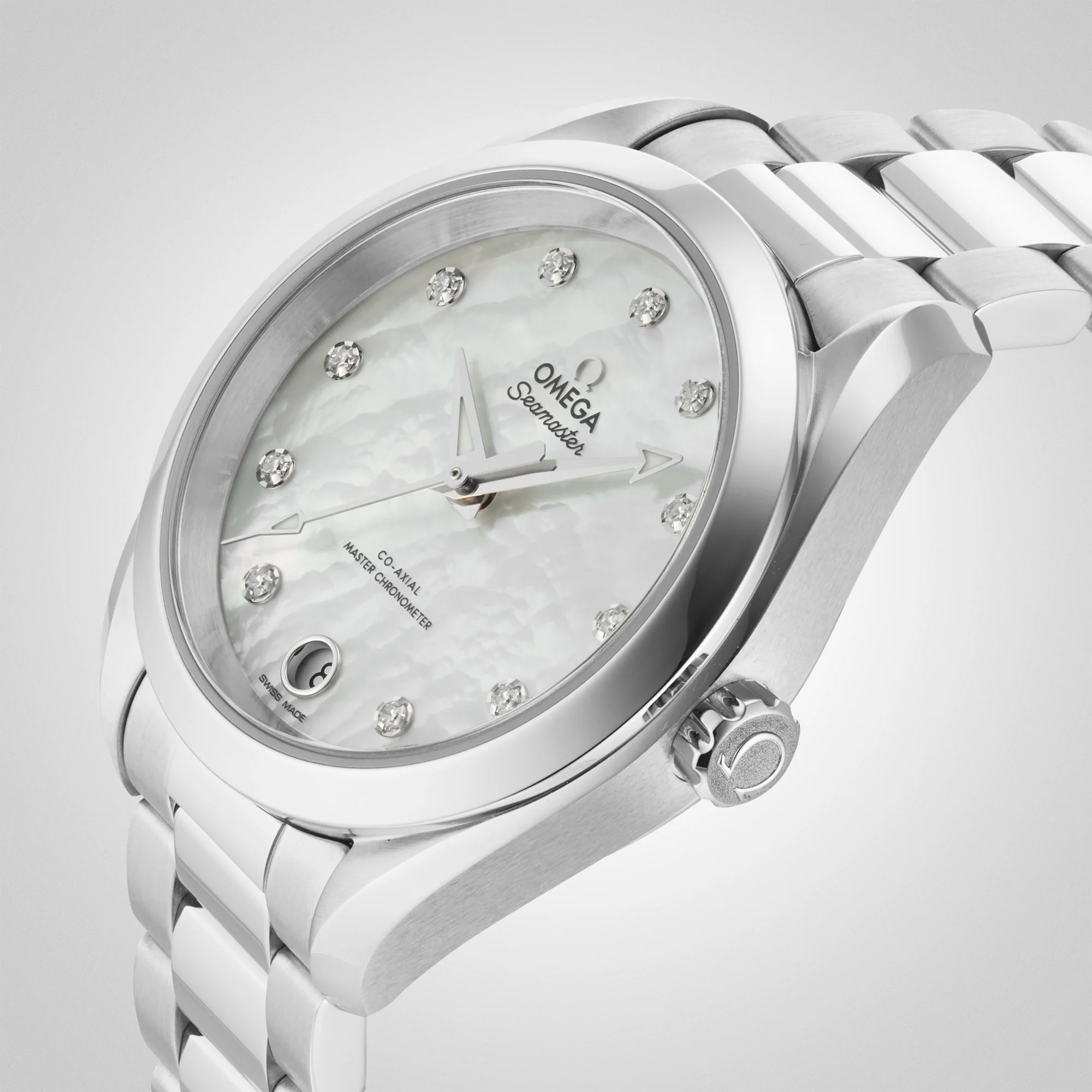 Seamaster Aqua Terra 150M | 34mm, Steel, Diamond White Dial - Image 6