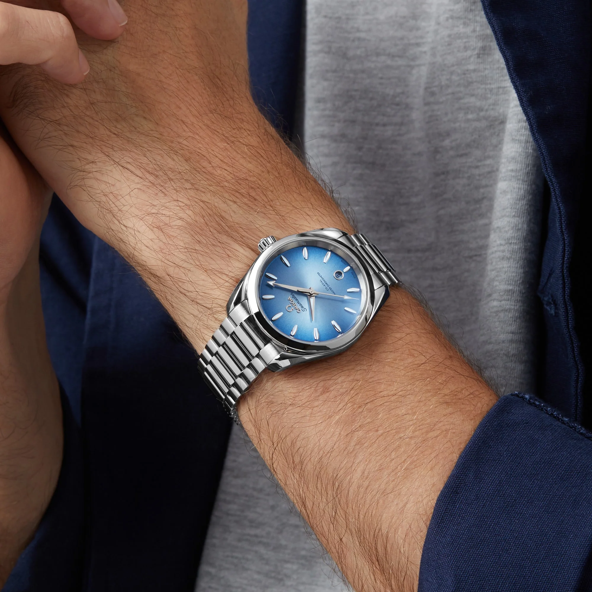 Seamaster Aqua Terra 150M | 38mm, Steel, Blue Dial, Ref. O22010382003004 - Image 10