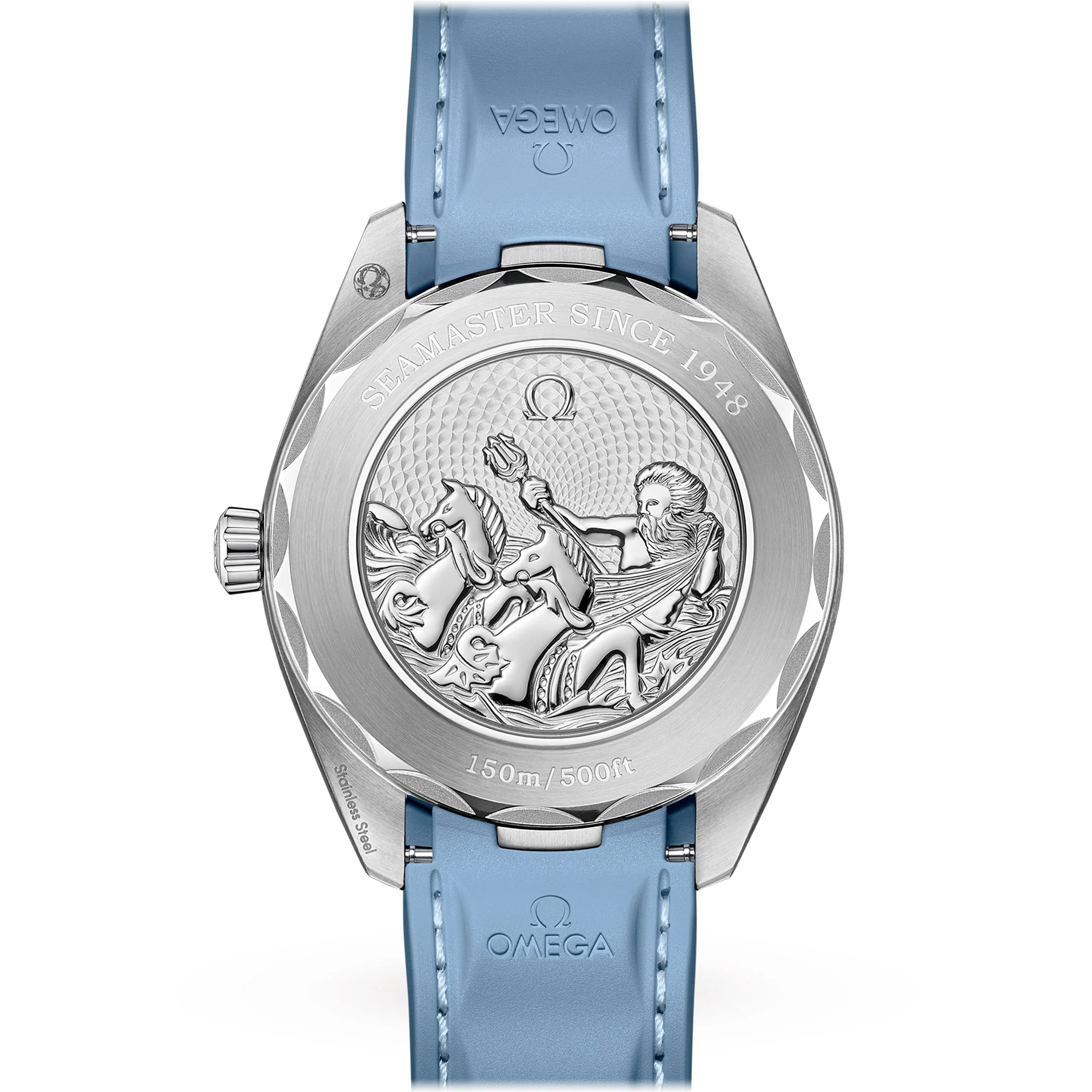 Seamaster Aqua Terra 150M | 41mm, Steel, Rubber, Wave Blue Dial - Image 2