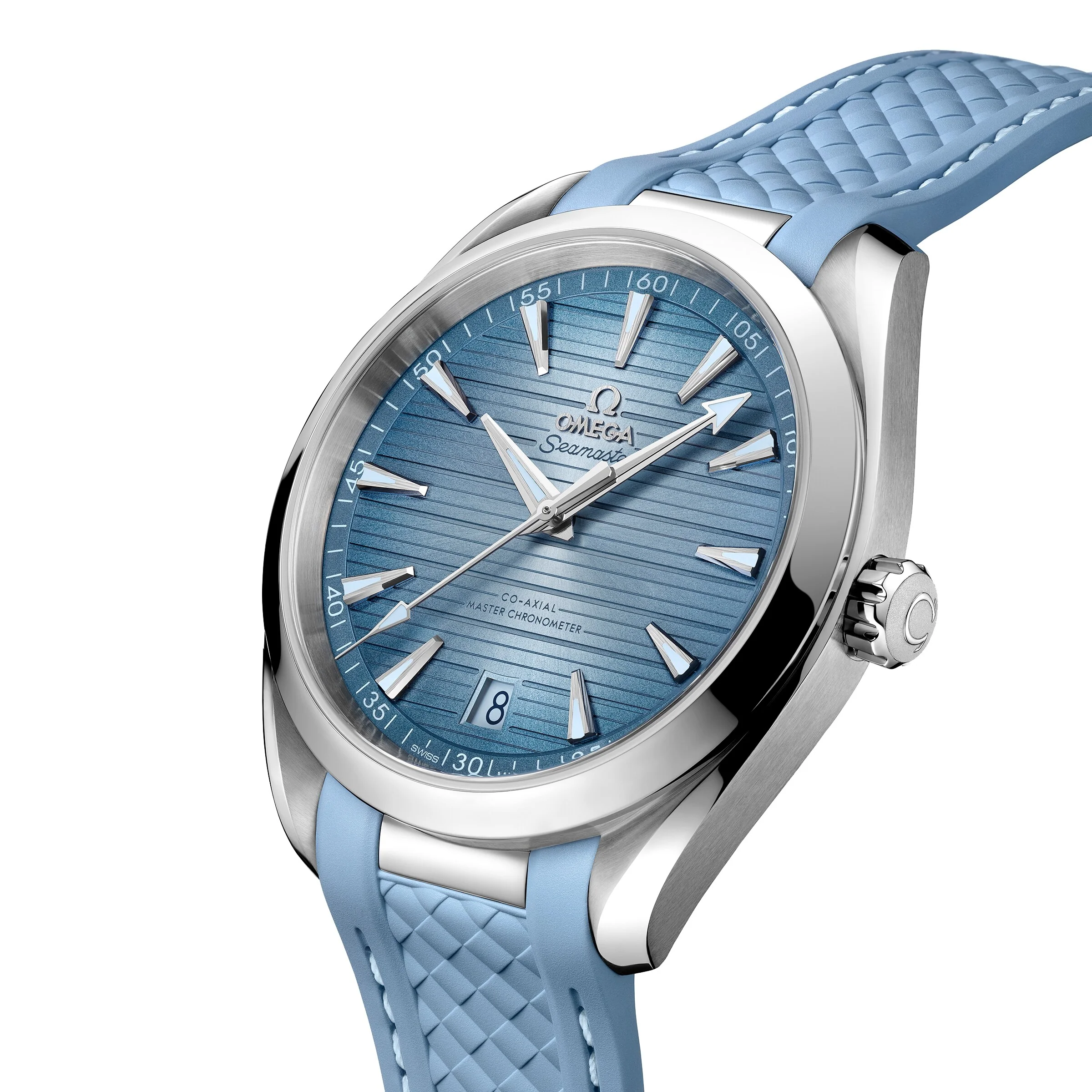Seamaster Aqua Terra 150M | 41mm, Steel, Rubber, Wave Blue Dial - Image 3