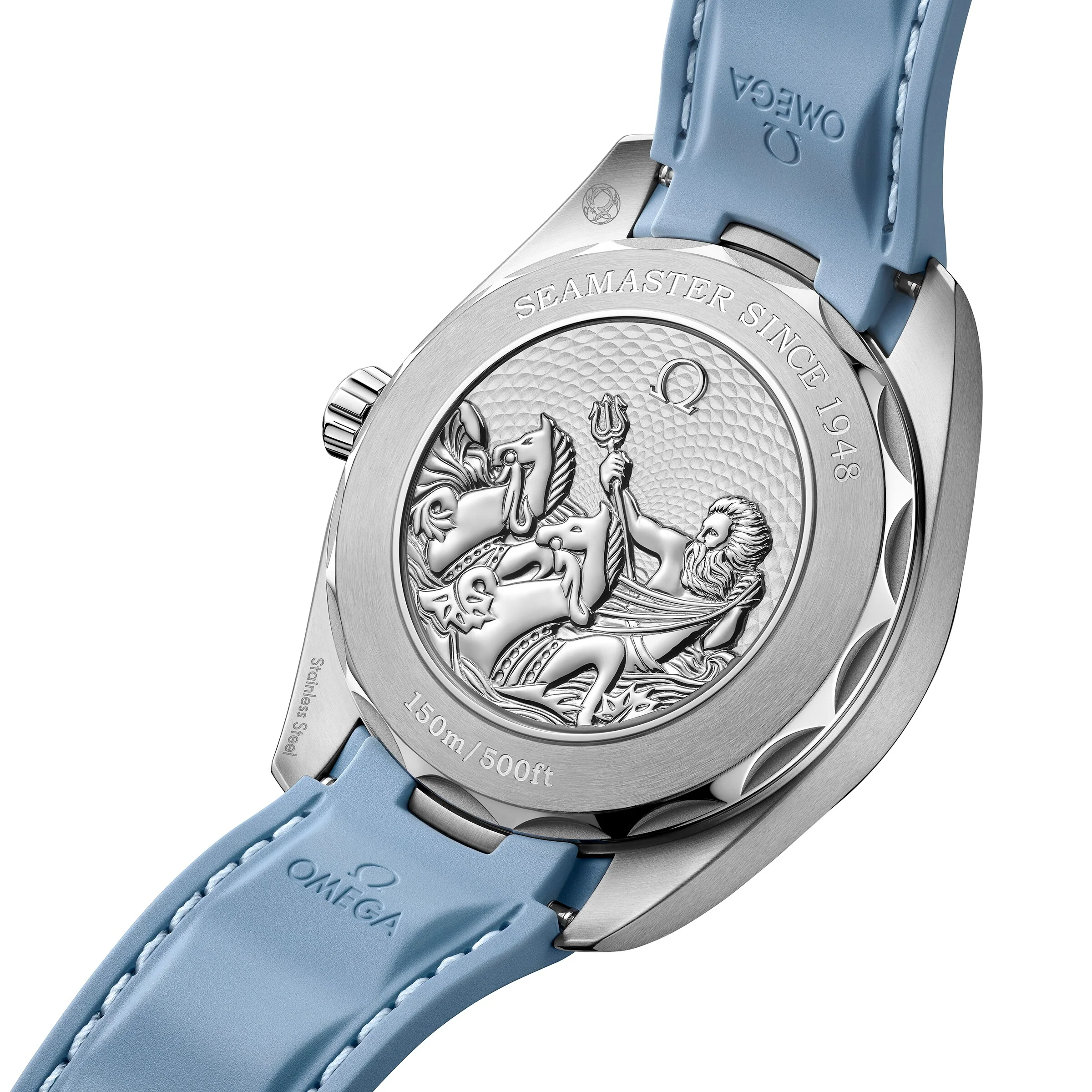 Seamaster Aqua Terra 150M | 41mm, Steel, Rubber, Wave Blue Dial - Image 4