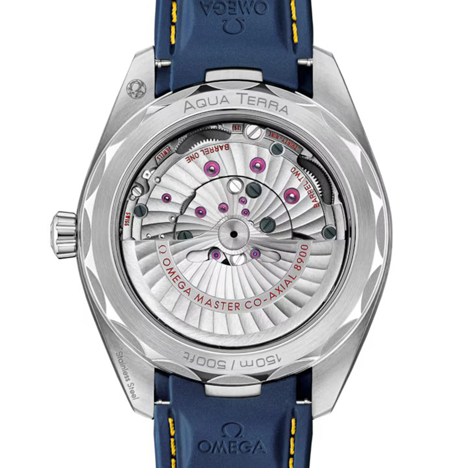 Seamaster Aqua Terra 150M | 41mm, Rubber, Blue Dial, Steel, Silver Bezel, Date Display - Image 2