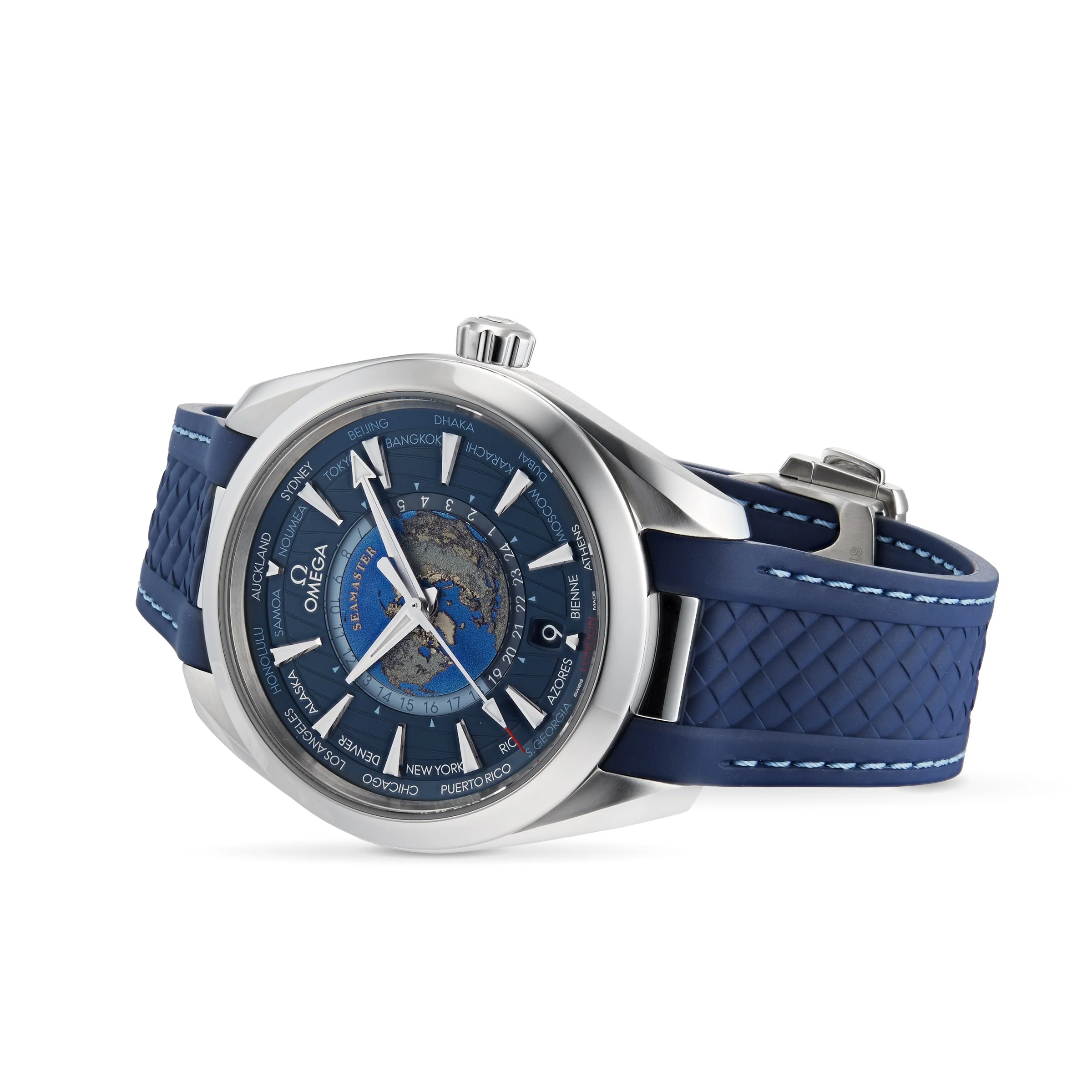 Seamaster Aqua Terra 150M | 43mm, Rubber, Blue Dial - Image 2