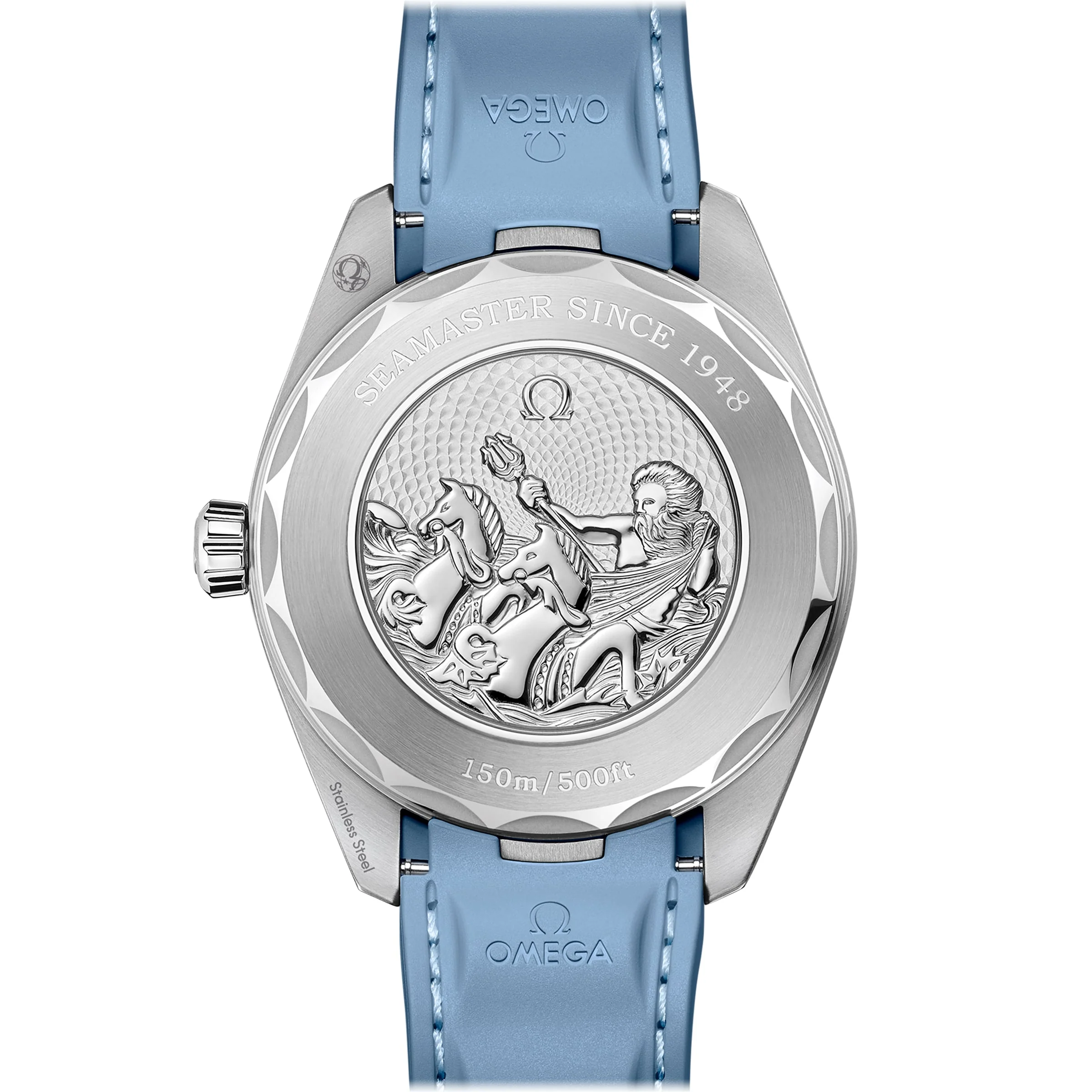 Seamaster Aqua Terra 150M | 43mm, Rubber, Summer Blue Dial - Image 2