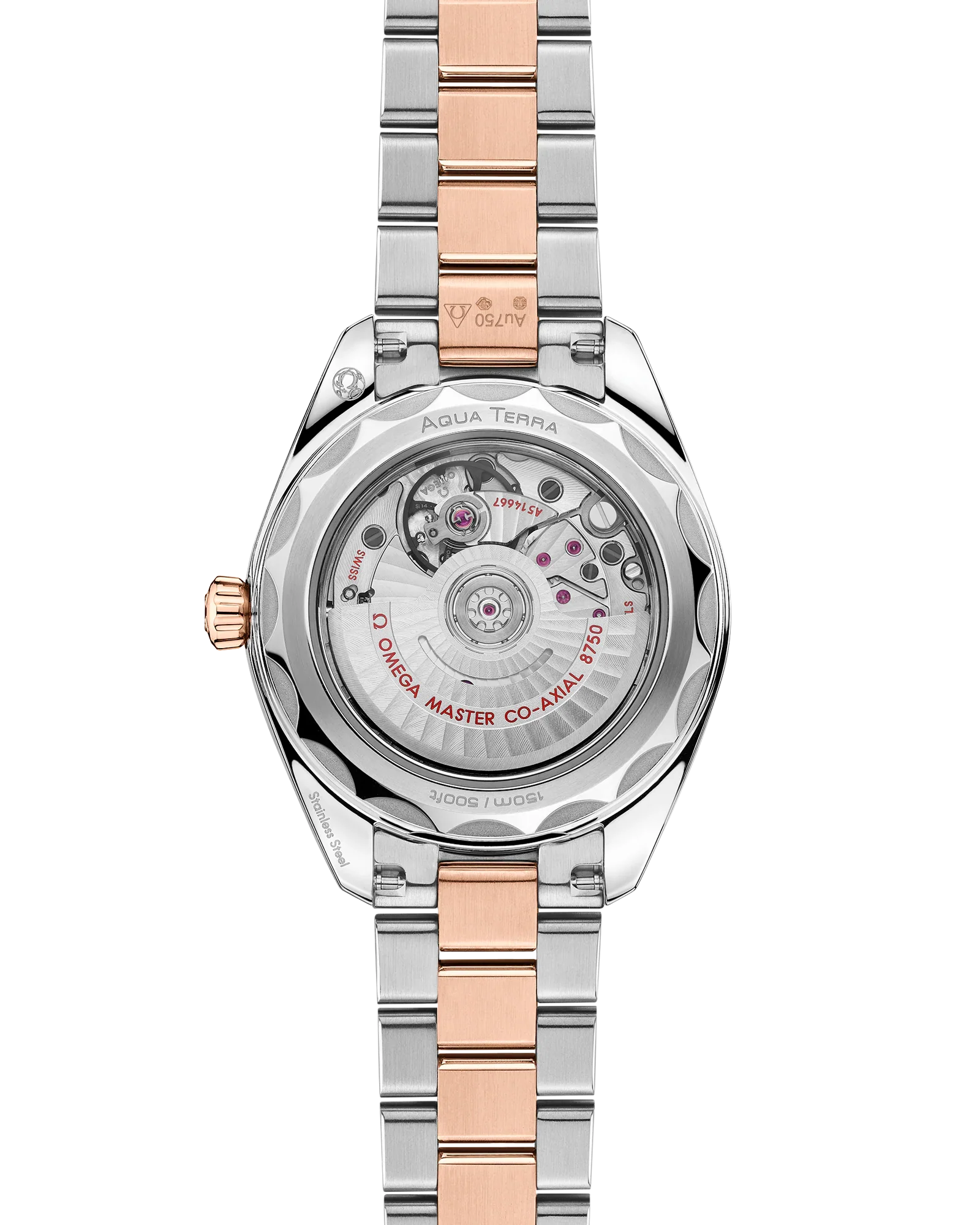 Seamaster Aqua Terra 150M | 30mm, Two-Tone Steel & 18K Rose Gold, Diamond Brown Dial - Image 2