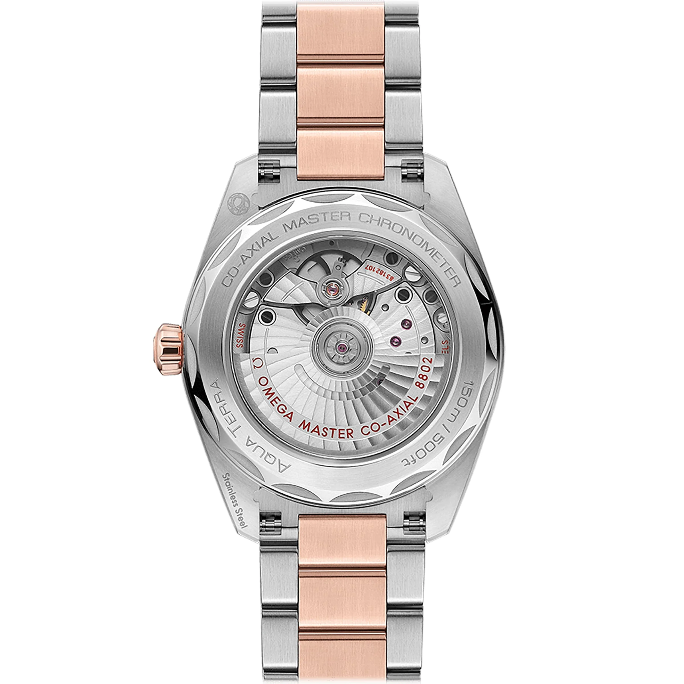 Seamaster Aqua Terra 150M | 38mm, Two-Tone Steel & 18K Rose Gold, Diamond Green Dial - Image 2
