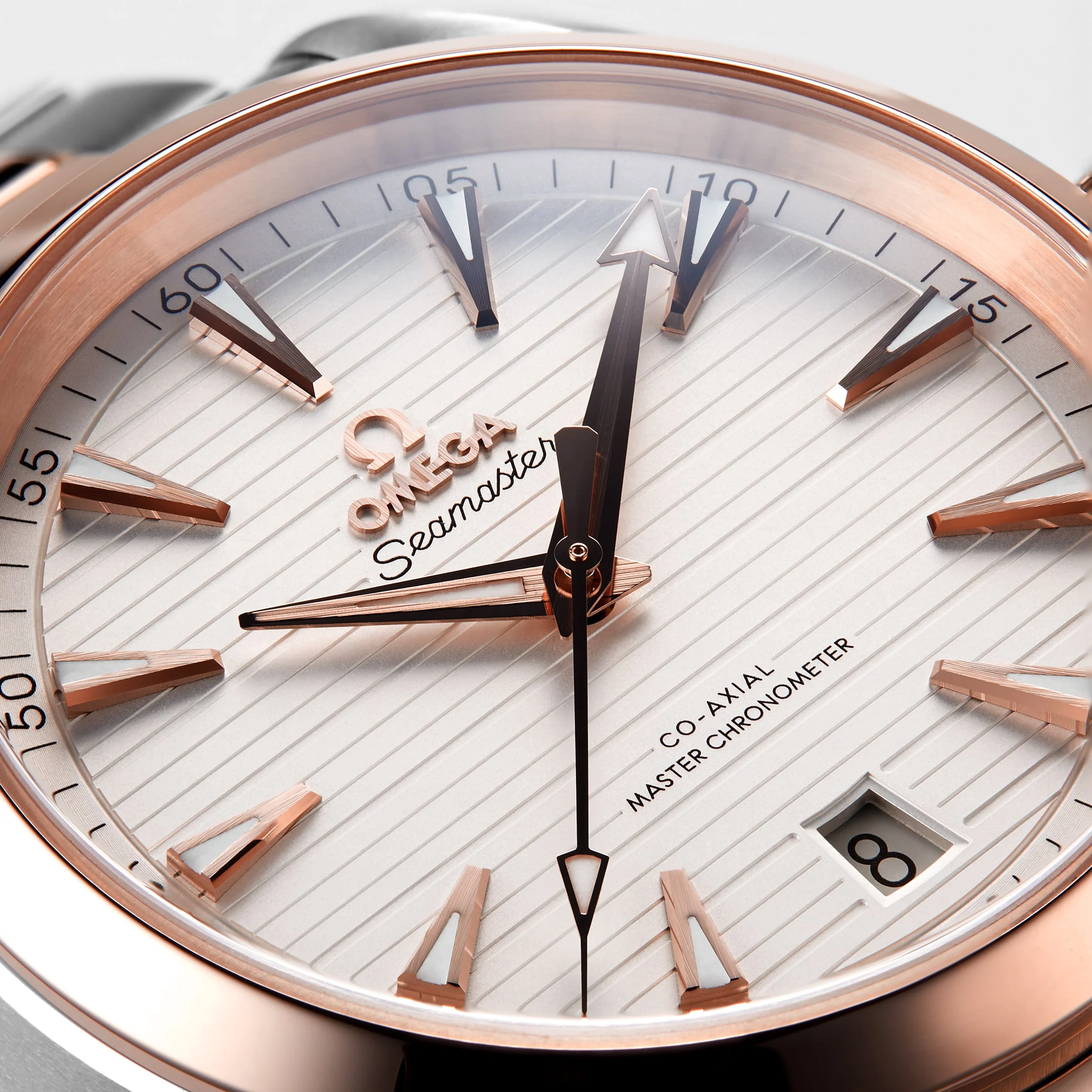 Seamaster Aqua Terra 150M | 41mm, Two-Tone Steel & 18K Rose Gold, Silver Dial - Image 7