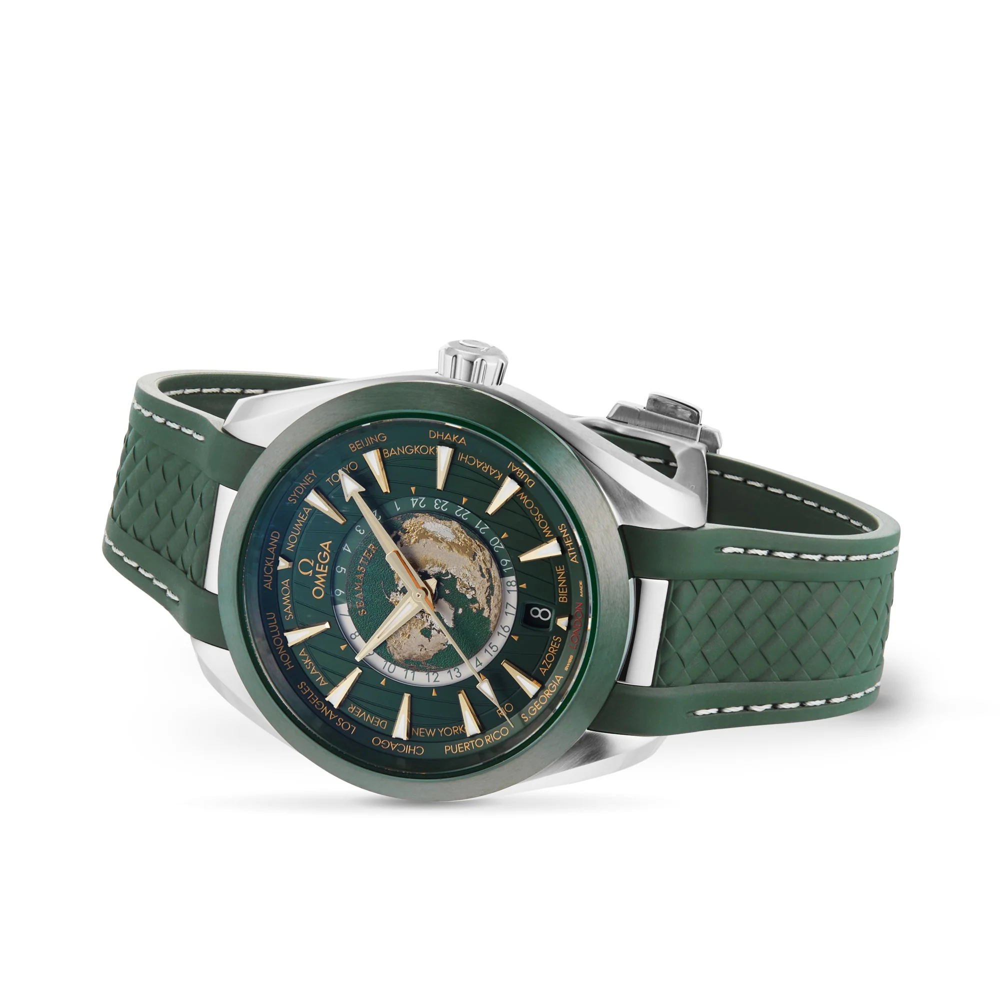 Seamaster Aqua Terra 150M | 43mm, Steel, Rubber, Green Dial - Image 4
