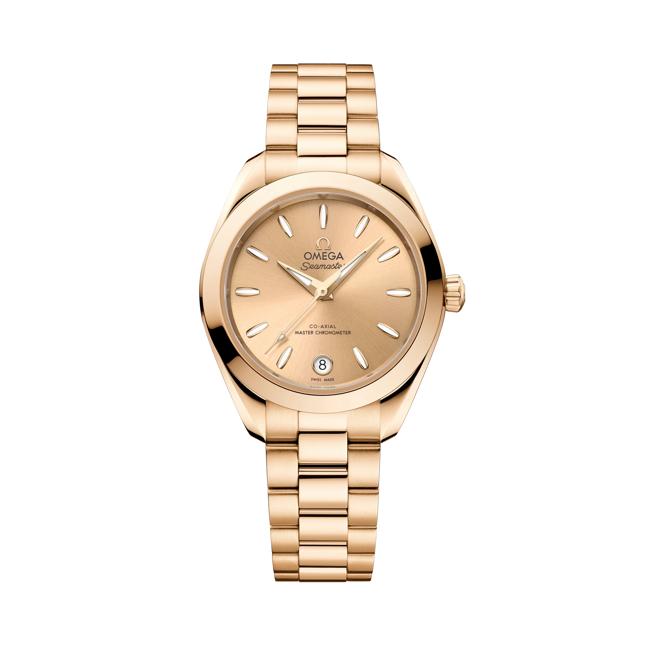 Seamaster Aqua Terra 150M | 30mm, 18K Yellow Gold, Gold Dial