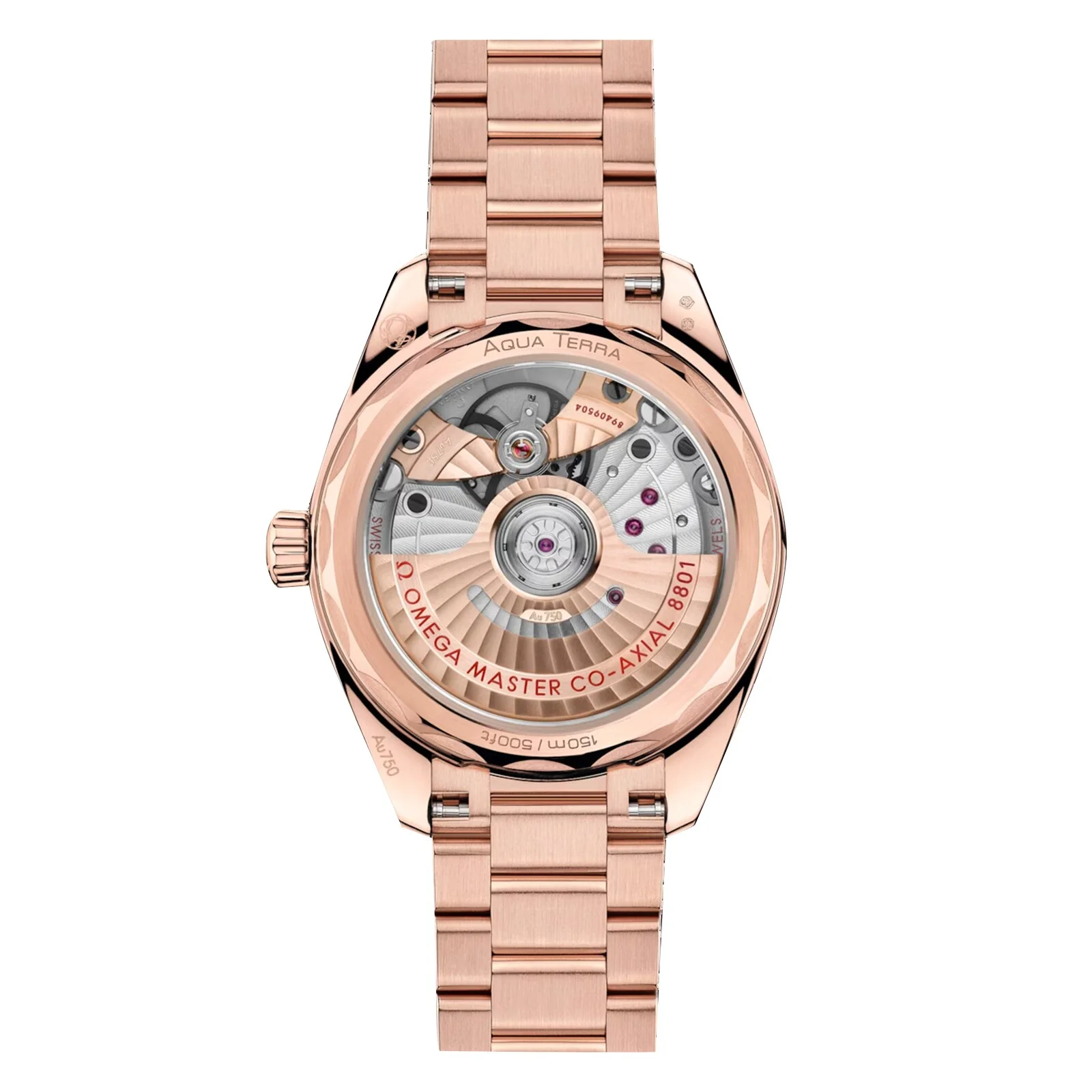 Seamaster Aqua Terra Shades | 34mm, 18K Rose Gold, Purple Dial - Image 4