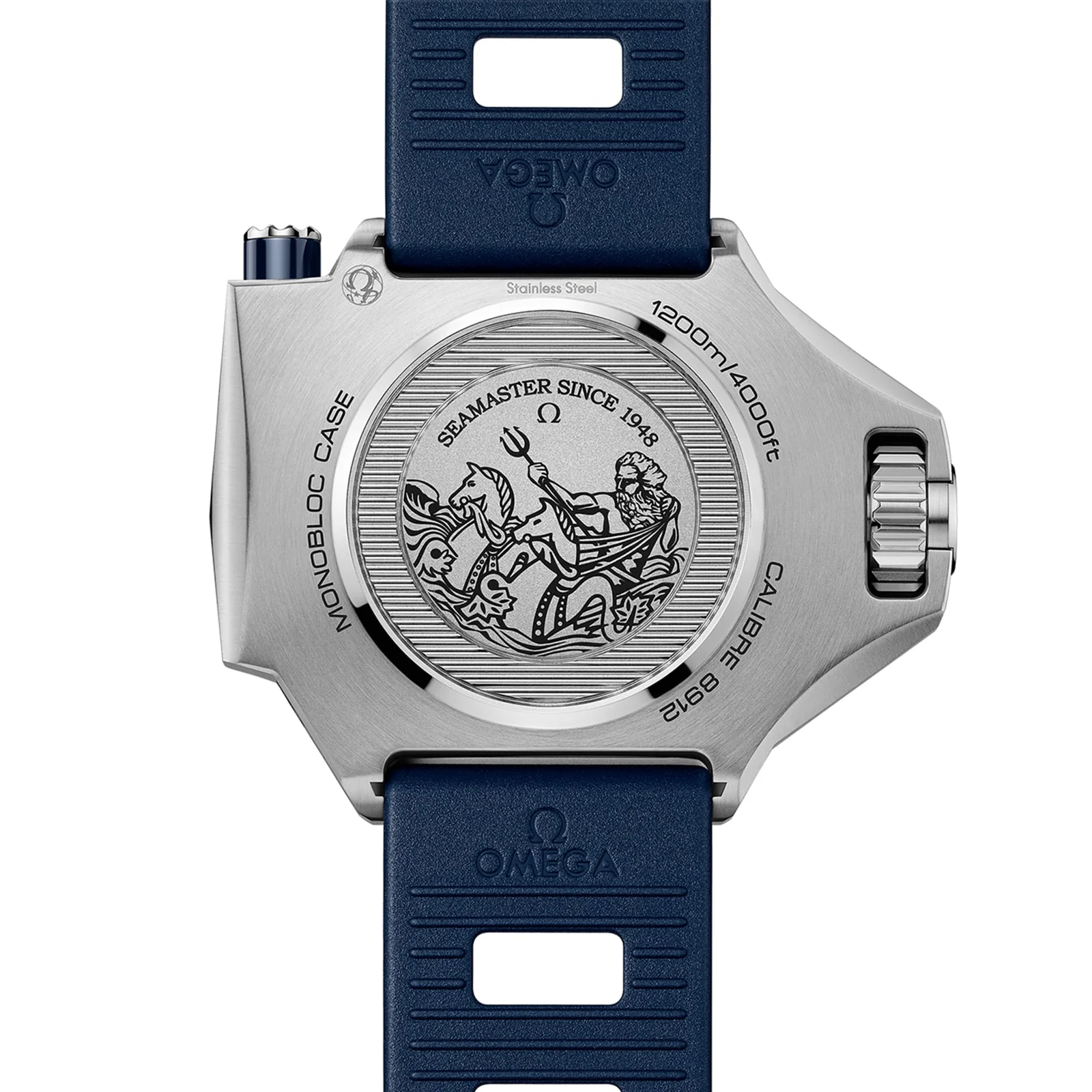 Seamaster Ploprof 1200M Summer Blue | 55mm, Steel, Rubber, Blue Dial - Image 2